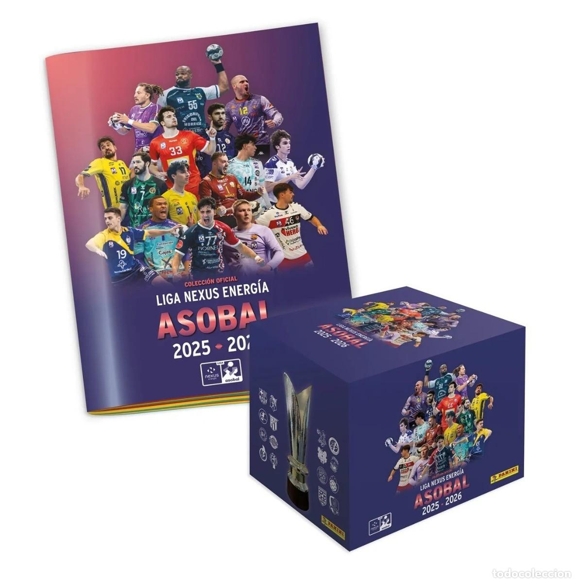 Cromos de f&uacute;tbol: LIGA NEXUS Energ&iacute;a Asobal 2025/26 - Album + CAJA 36 SOBRES - Colecci&oacute;n Oficial Panini - NUEVOS