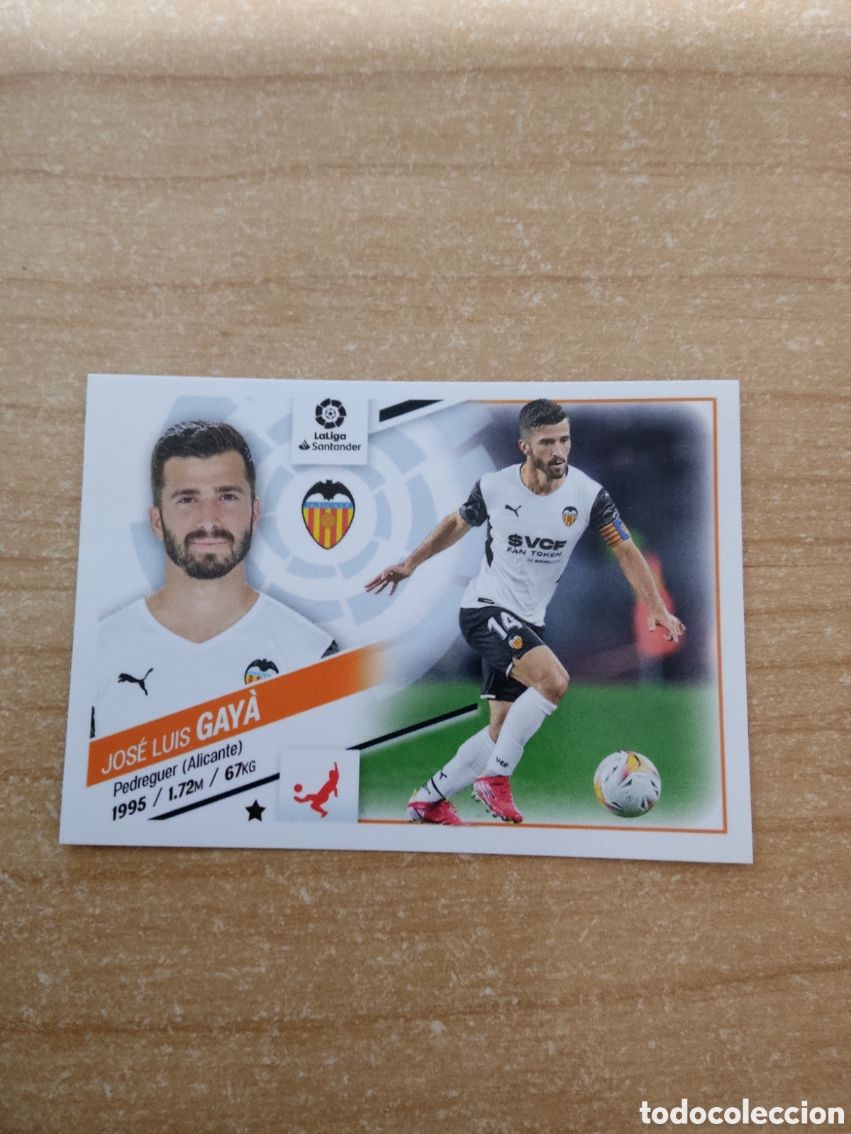 Cromos de f&uacute;tbol: 11 JOSE LUIS GAYA VALENCIA LIGA ESTE 2022 2023