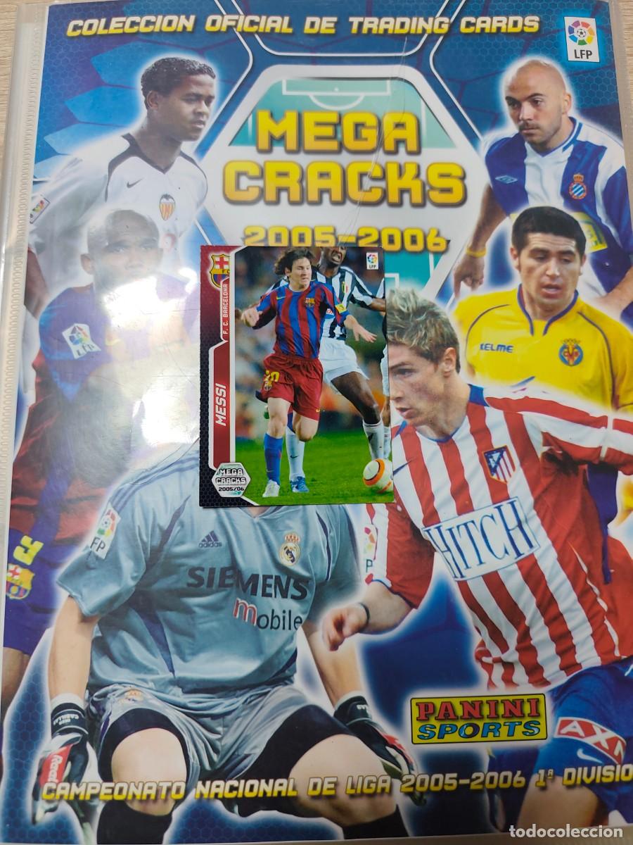 Cromos de f&uacute;tbol: Album mega cracks 2005-2006 con Messi 71 bis