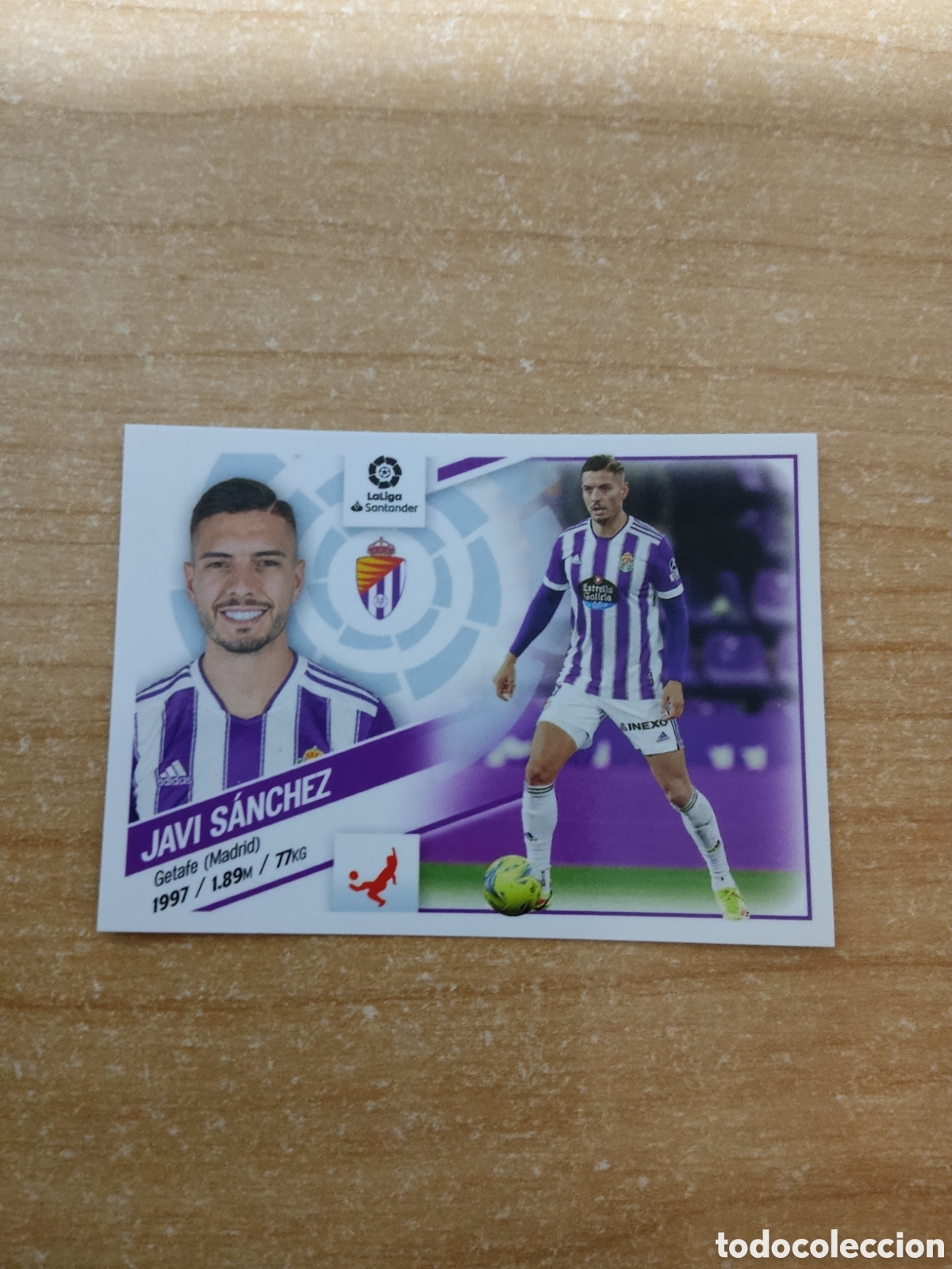 Cromos de f&uacute;tbol: 6 JAVI SANCHEZ REAL VALLADOLID LIGA ESTE 2022 2023