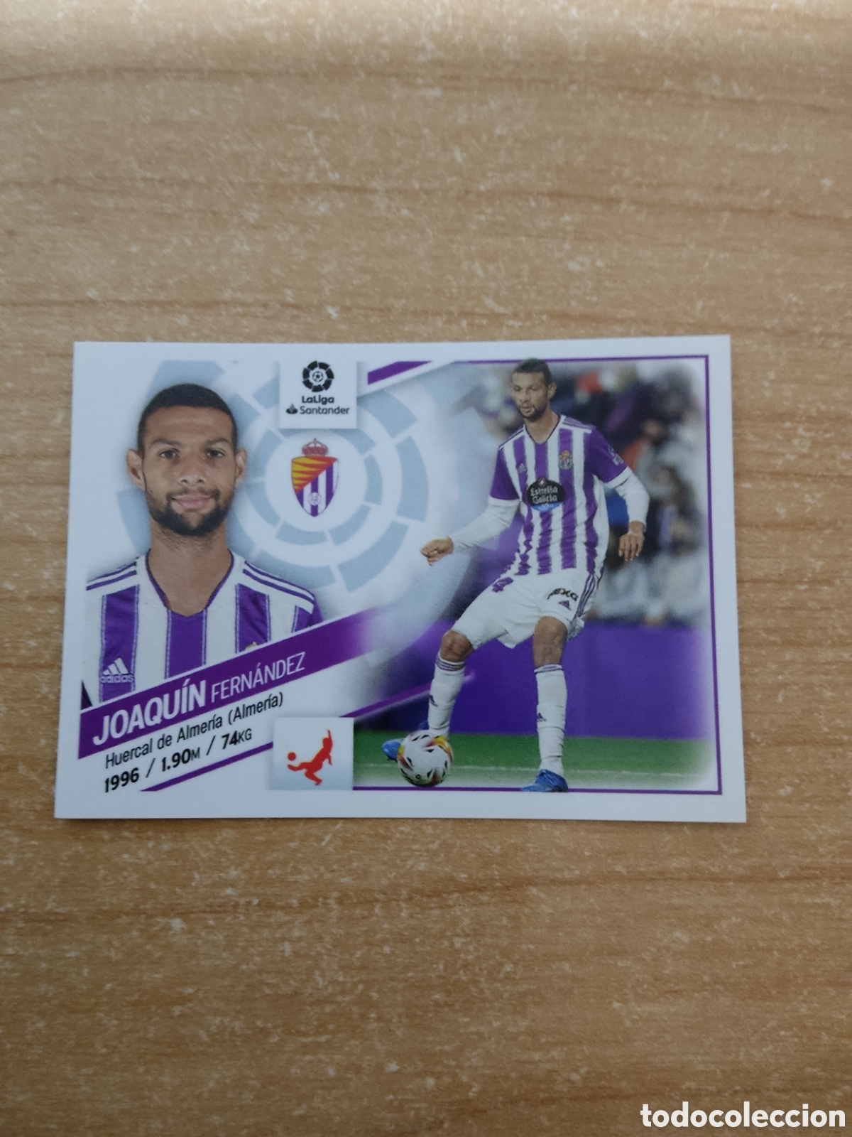 Cromos de f&uacute;tbol: 7 JOAQUIN FERNANDEZ REAL VALLADOLID LIGA ESTE 2022 2023