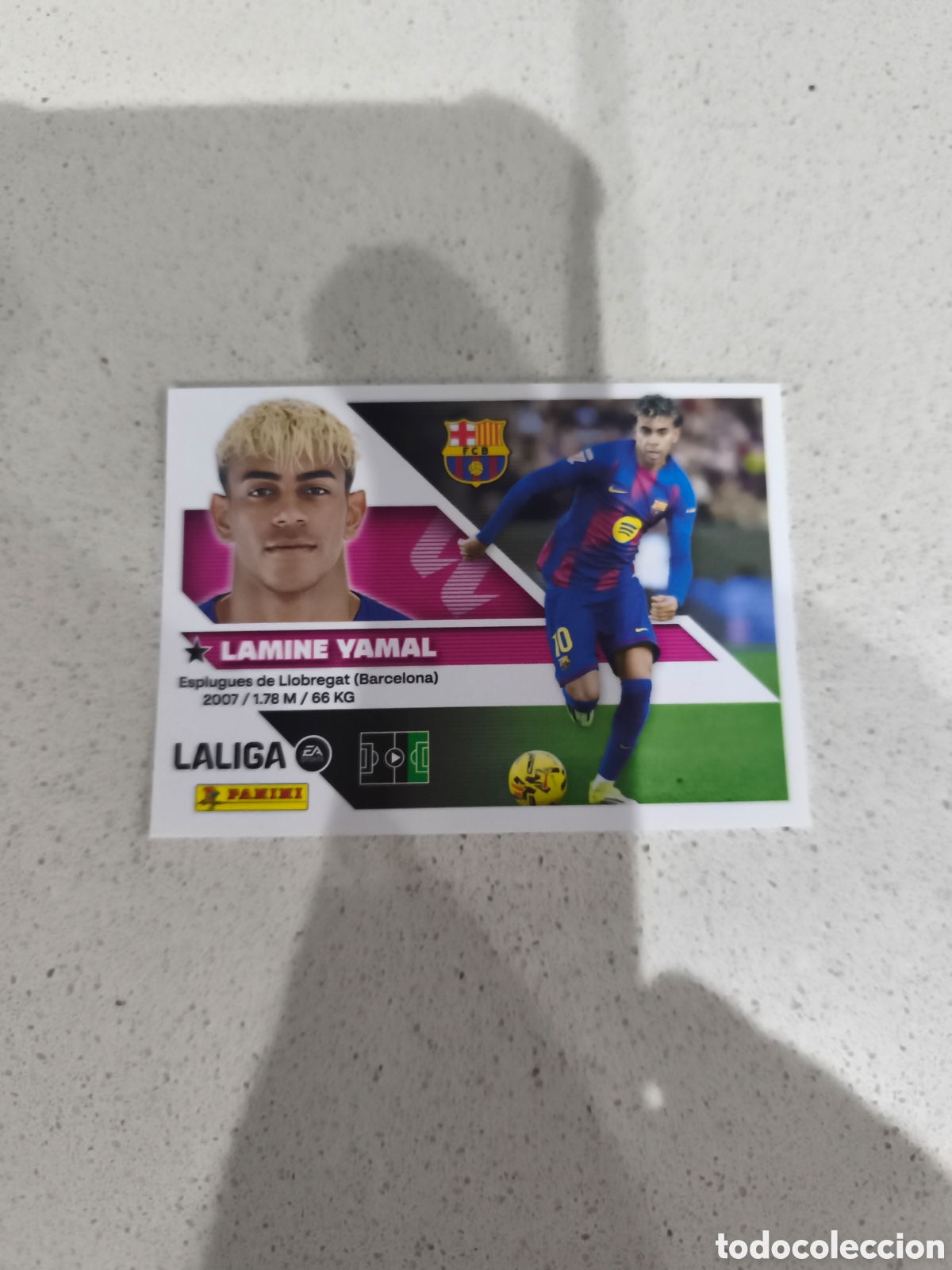 Cromos de f&uacute;tbol: CROMO N&Uacute;MERO 20 LAMINE YAMAL FC BARCELONA. LIGA ESTE 26/27. PANINI.