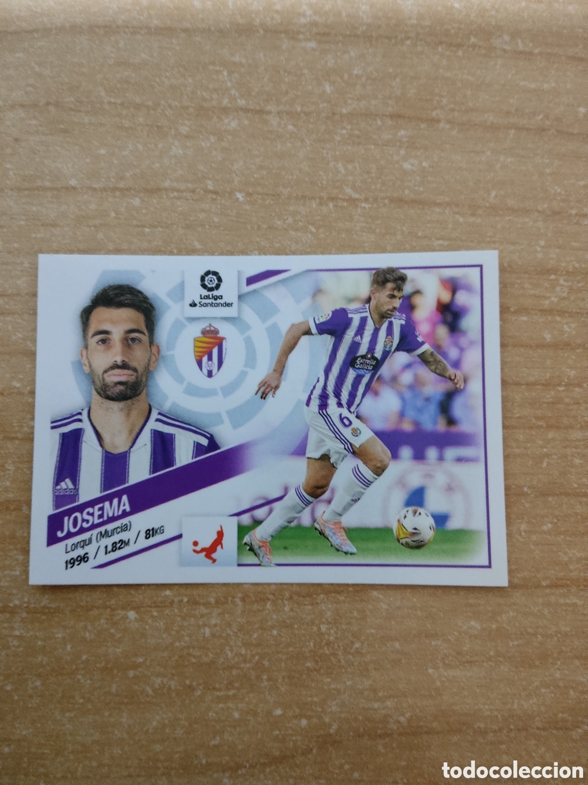 Cromos de f&uacute;tbol: 9 JOSEMA REAL VALLADOLID LIGA ESTE 2022 2023