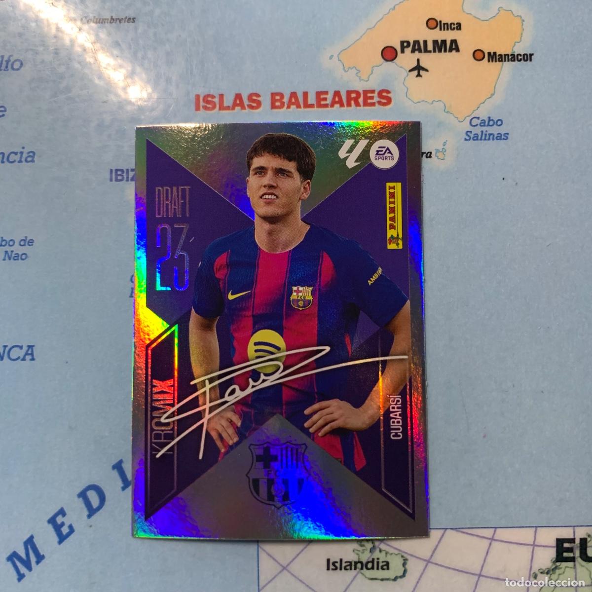 Cromos de f&uacute;tbol: Cubarsi draft 23 Kromix n&uacute;mero K6 Del Barcelona cromo de la liga este 26-27 2026-2027