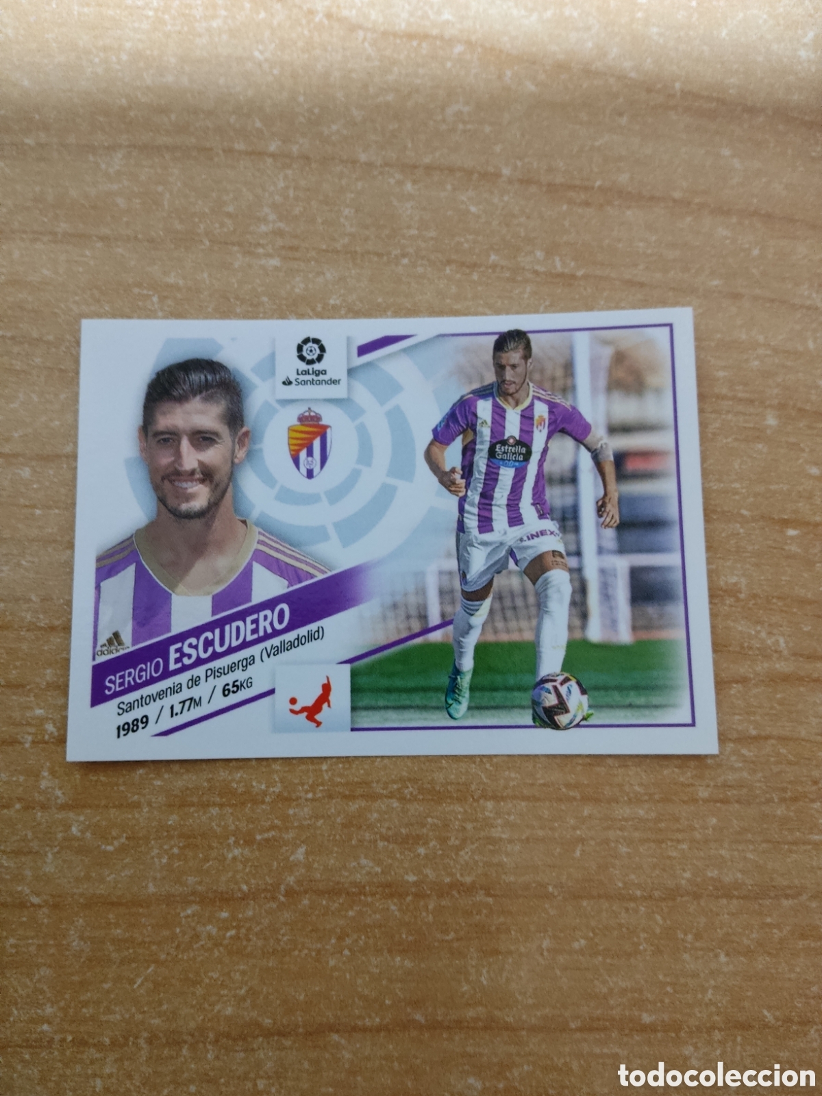 Cromos de f&uacute;tbol: 10 SERGIO ESCUDERO REAL VALLADOLID LIGA ESTE 2022 2023