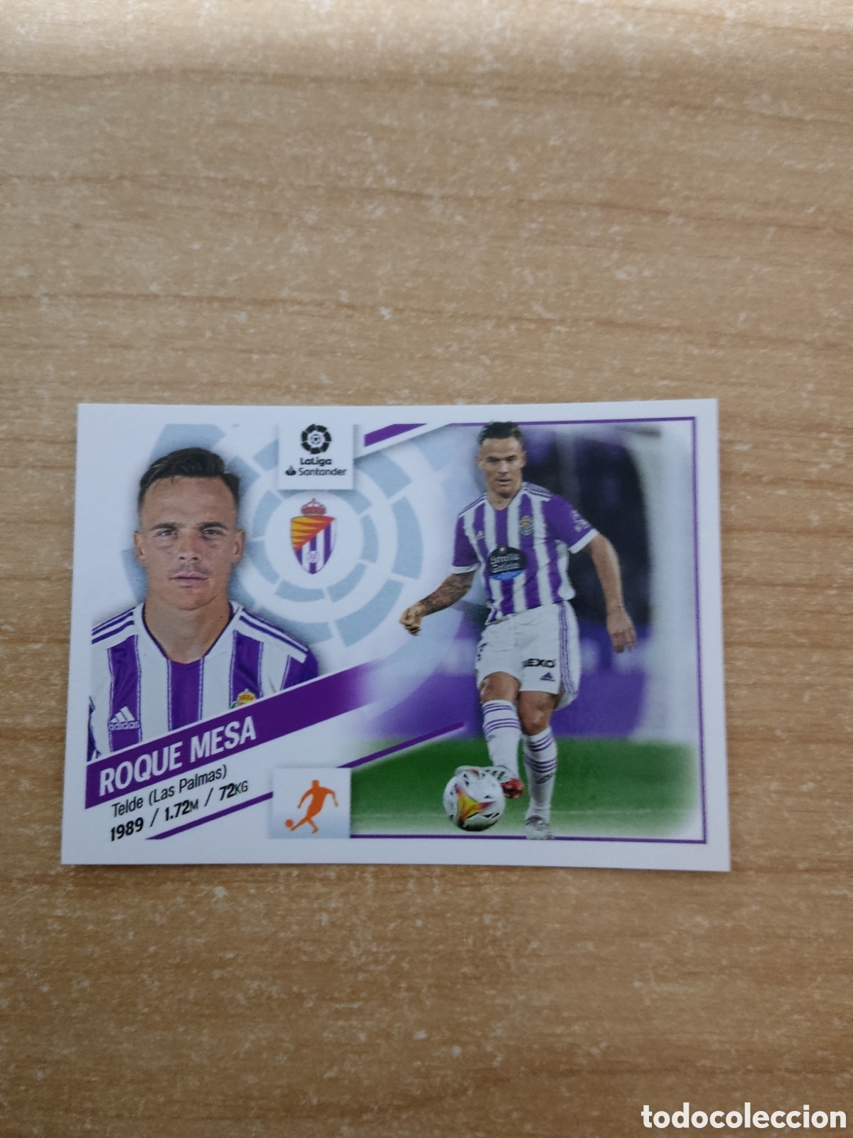 Football Stickers: 11 ROQUE MESA REAL VALLADOLID LIGA ESTE 2022 2023