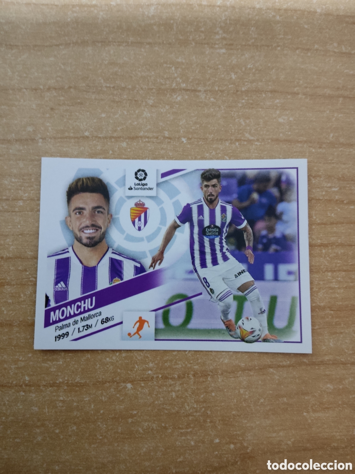 Football Stickers: 13 MONCHU REAL VALLADOLID LIGA ESTE 2022 2023