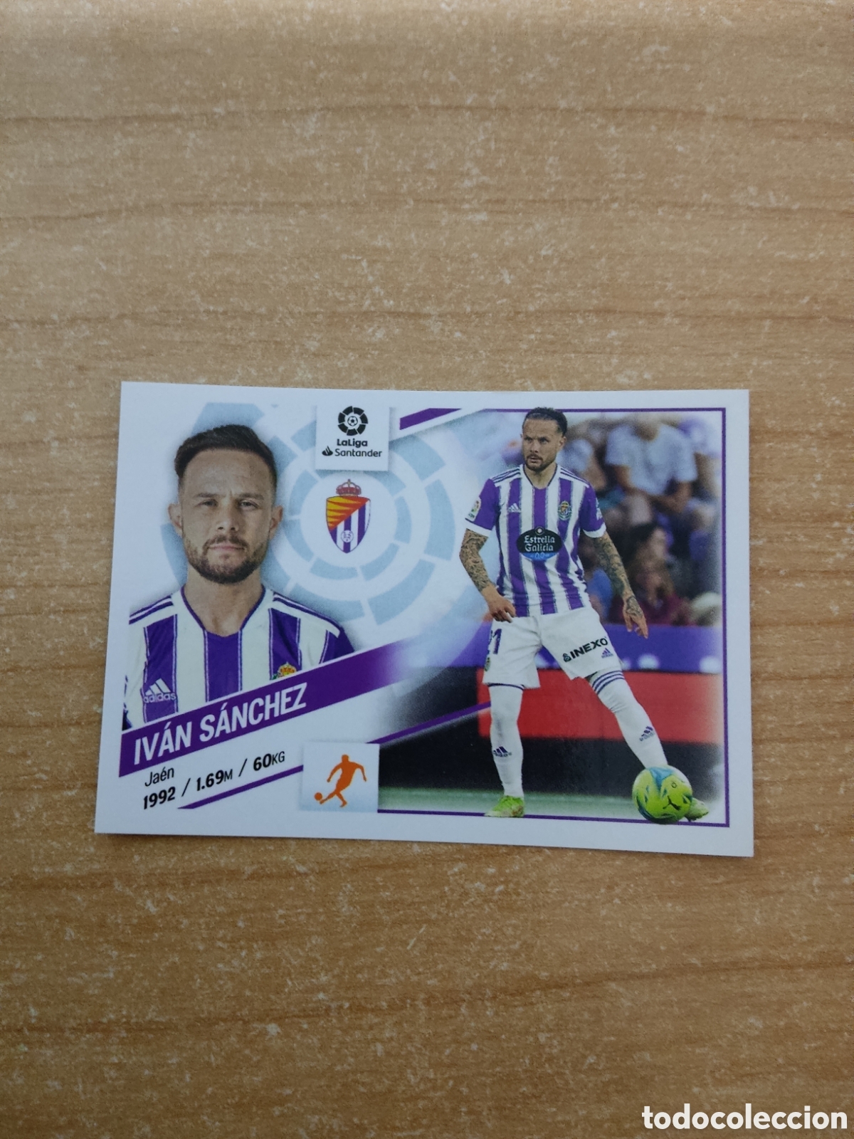 Football Stickers: 14 IVAN SANCHEZ REAL VALLADOLID LIGA ESTE 2022 2023