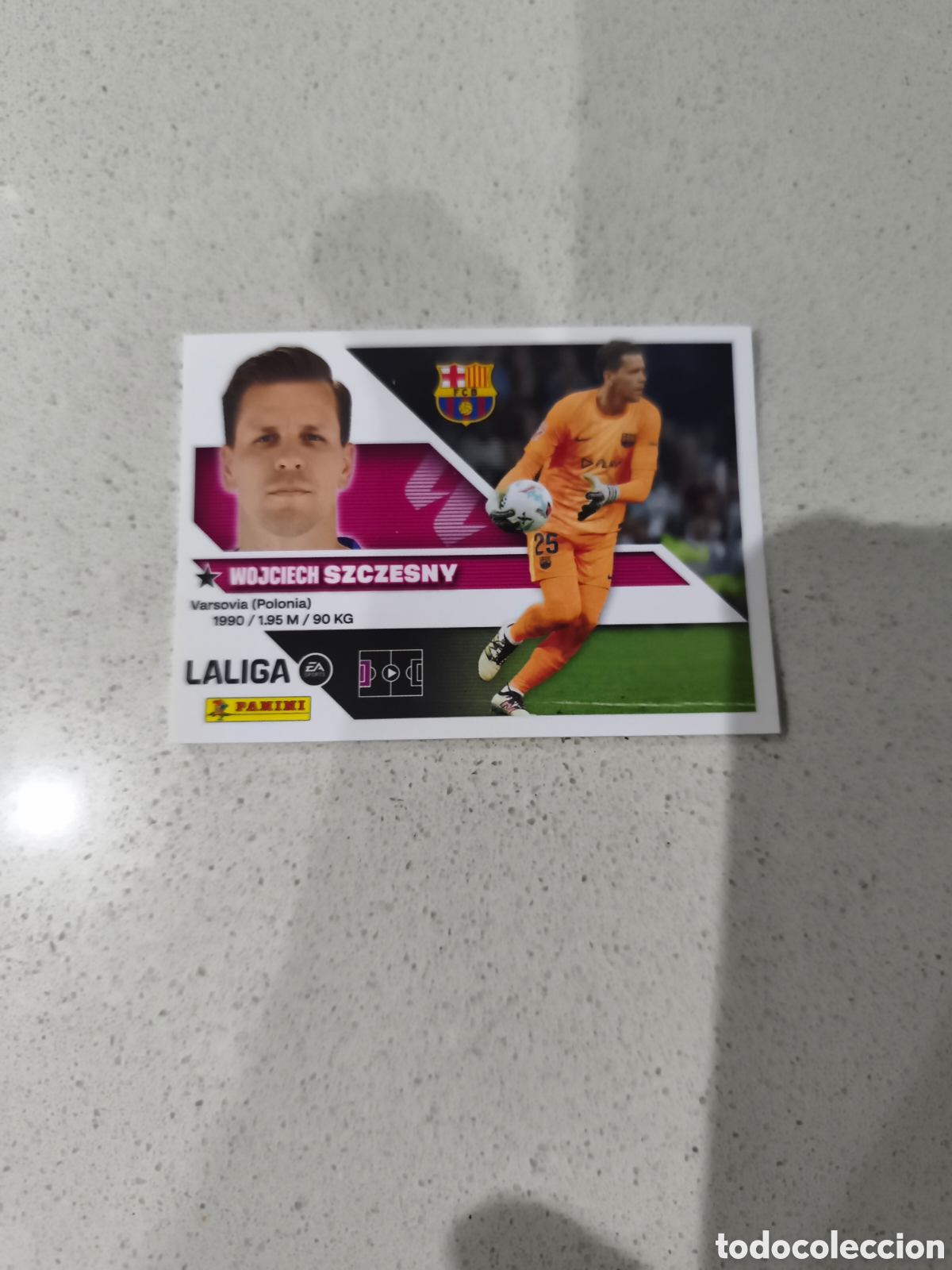 Football Stickers: CROMO N&Uacute;MERO 4 SZCZESNY FC BARCELONA. LIGA ESTE 26/27. PANINI.