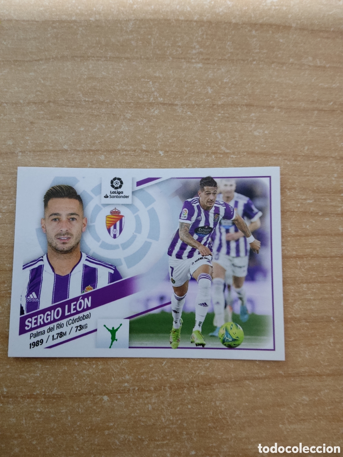Figurine di Calcio: 18 SERGIO LEON REAL VALLADOLID LIGA ESTE 2022 2023