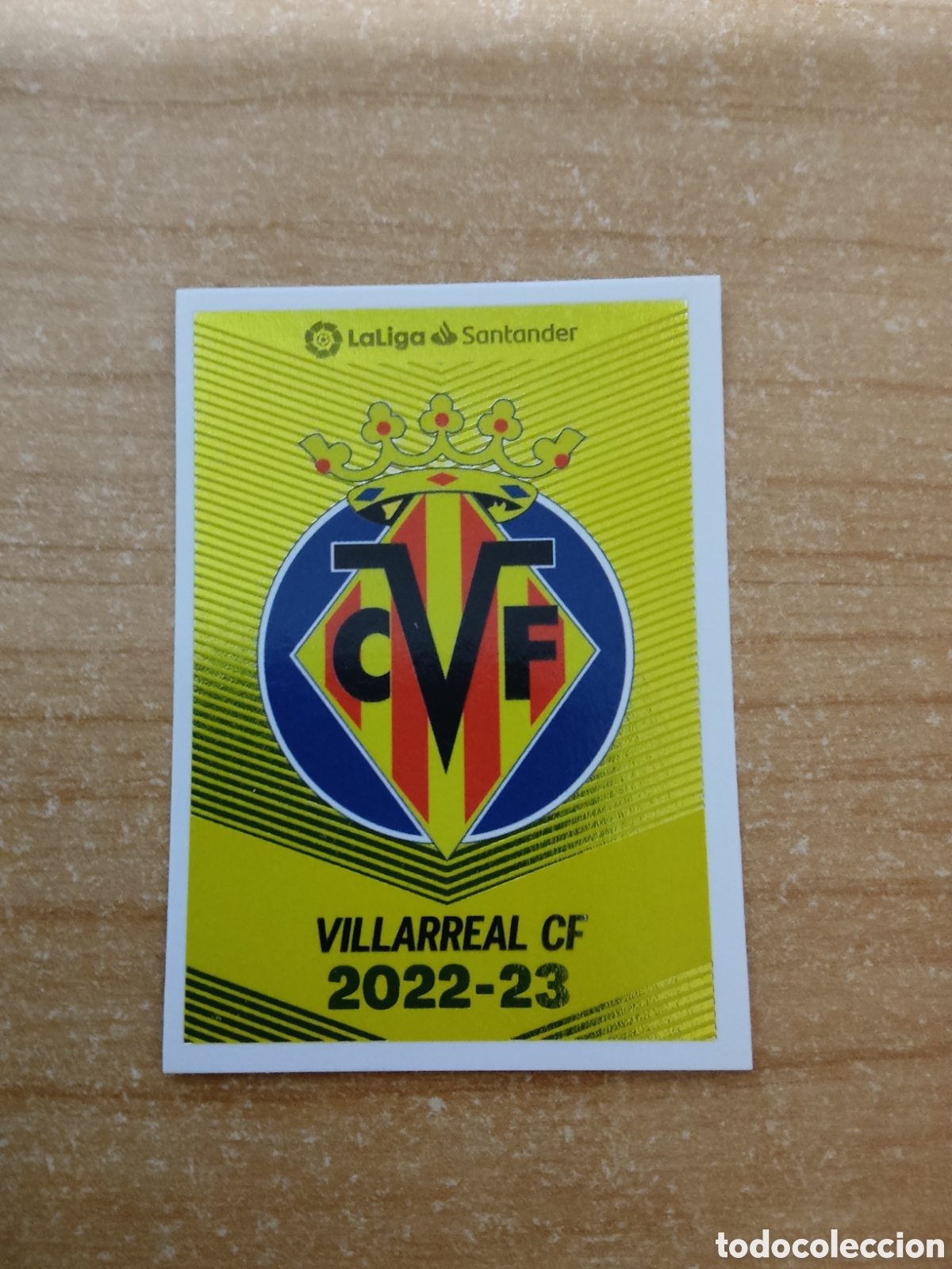 Figurine di Calcio: 1 ESCUDO VILLARREAL LIGA ESTE 2022 2023