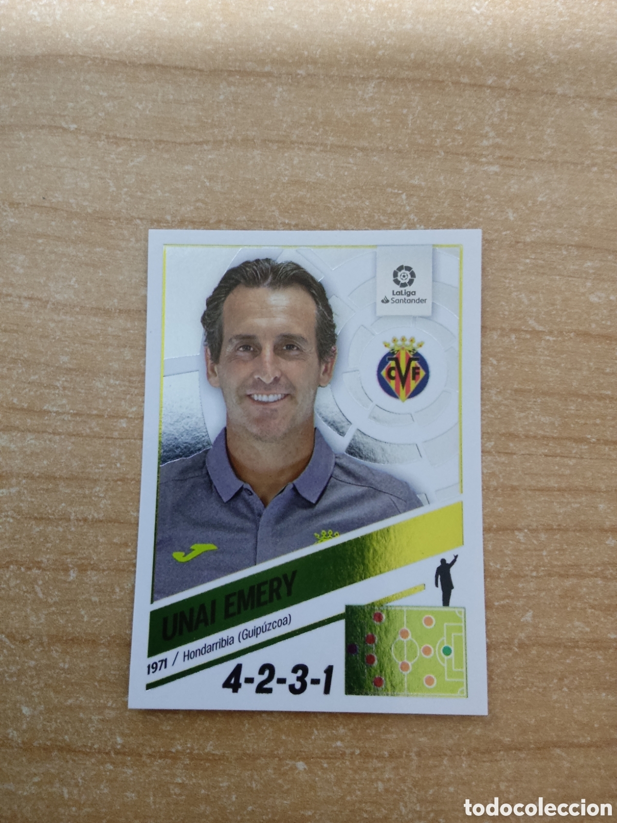 Cartes &agrave; collectionner de Football: 2 UNAI EMERY VILLARREAL LIGA ESTE 2022 2023