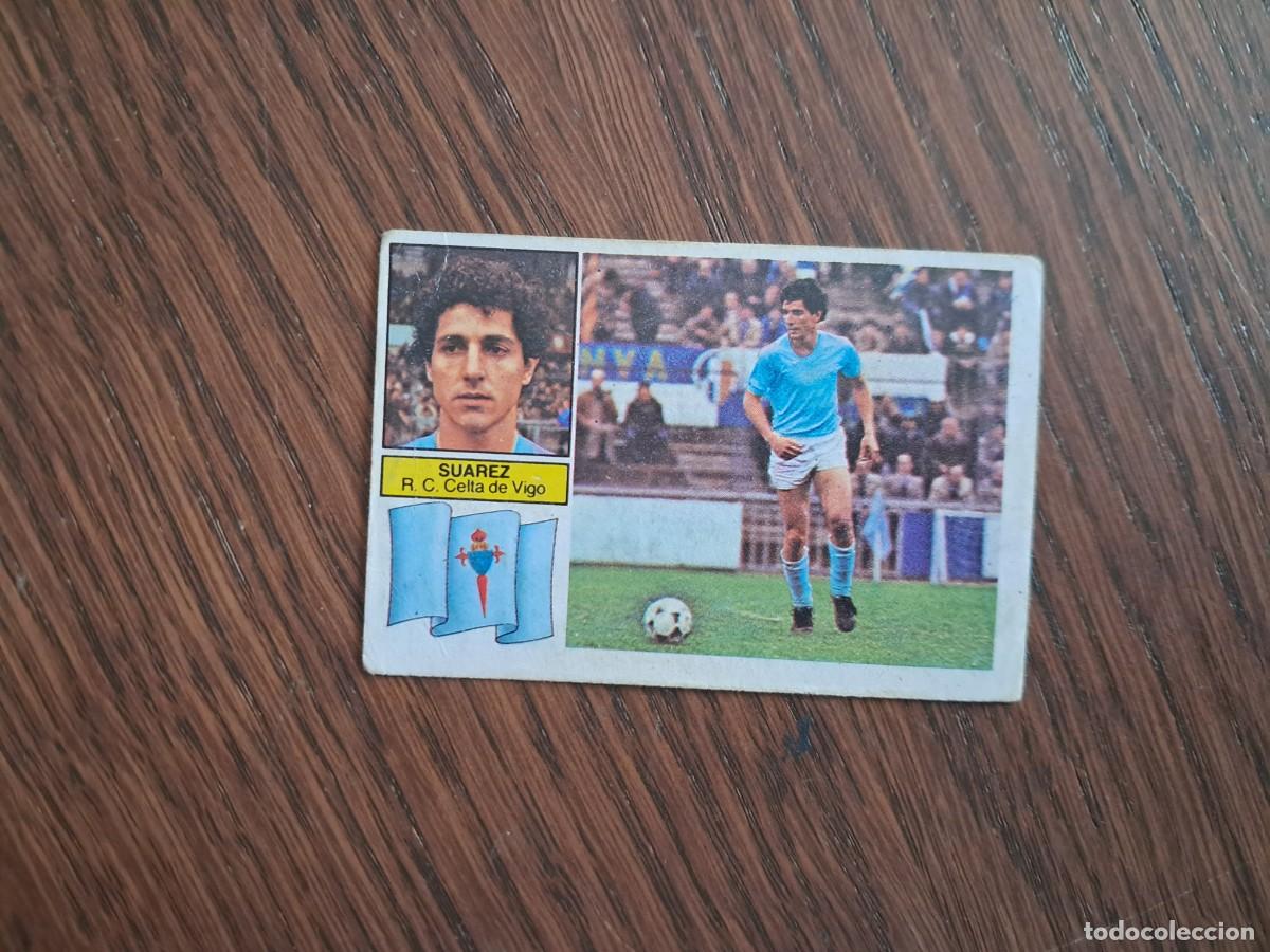 Cromos de f&uacute;tbol: cromo de futbol, edic. Este, liga 82-83, Suarez, Celta de Vigo. sin pegar.