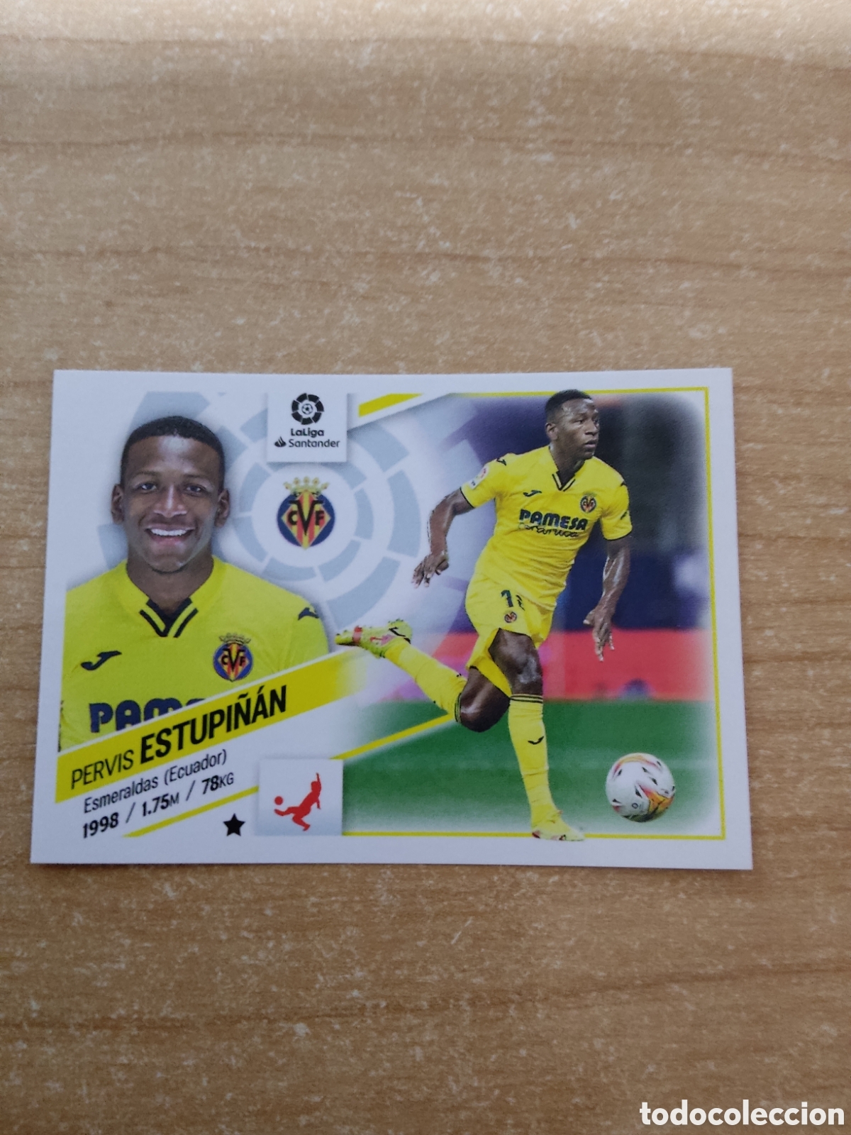 Figurine di Calcio: 9 PERVIS ESTUPI&Ntilde;AN VILLARREAL LIGA ESTE 2022 2023