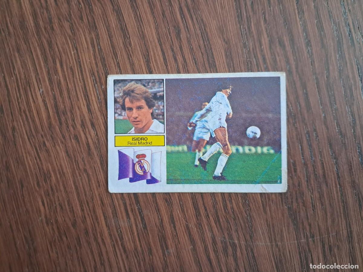 Figurine di Calcio: cromo de futbol, edic. Este, liga 82-83, Isidro, Real Madrid. sin pegar.