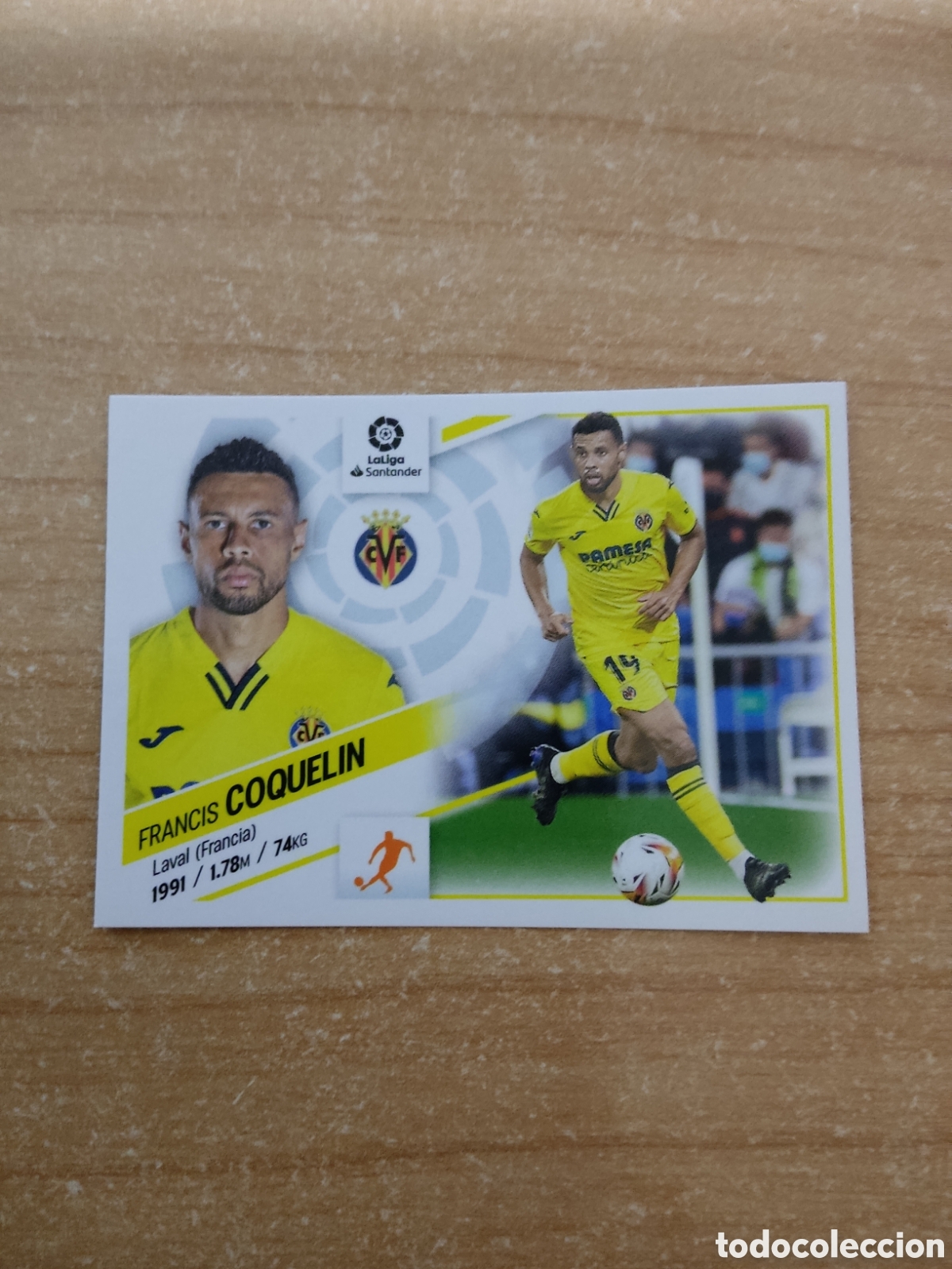 Figurine di Calcio: 12 FRANCIS COQUELIN VILLARREAL LIGA ESTE 2022 2023
