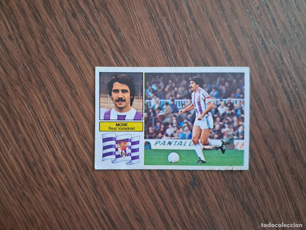 Figurine di Calcio: cromo de futbol, edic. Este, liga 82-83, More, Real Valladolid. sin pegar.