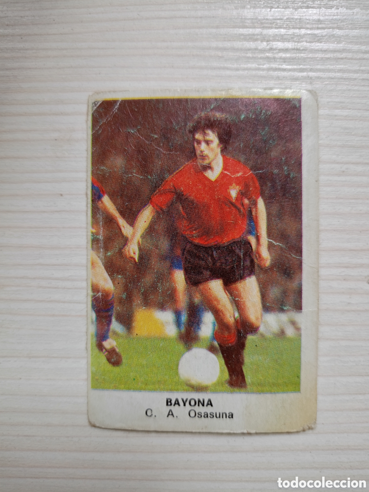 Cromos de f&uacute;tbol: Bayona (Osasuna) liga 83-84 Ed. CANO F&Uacute;TBOL 84. Nunca pegado