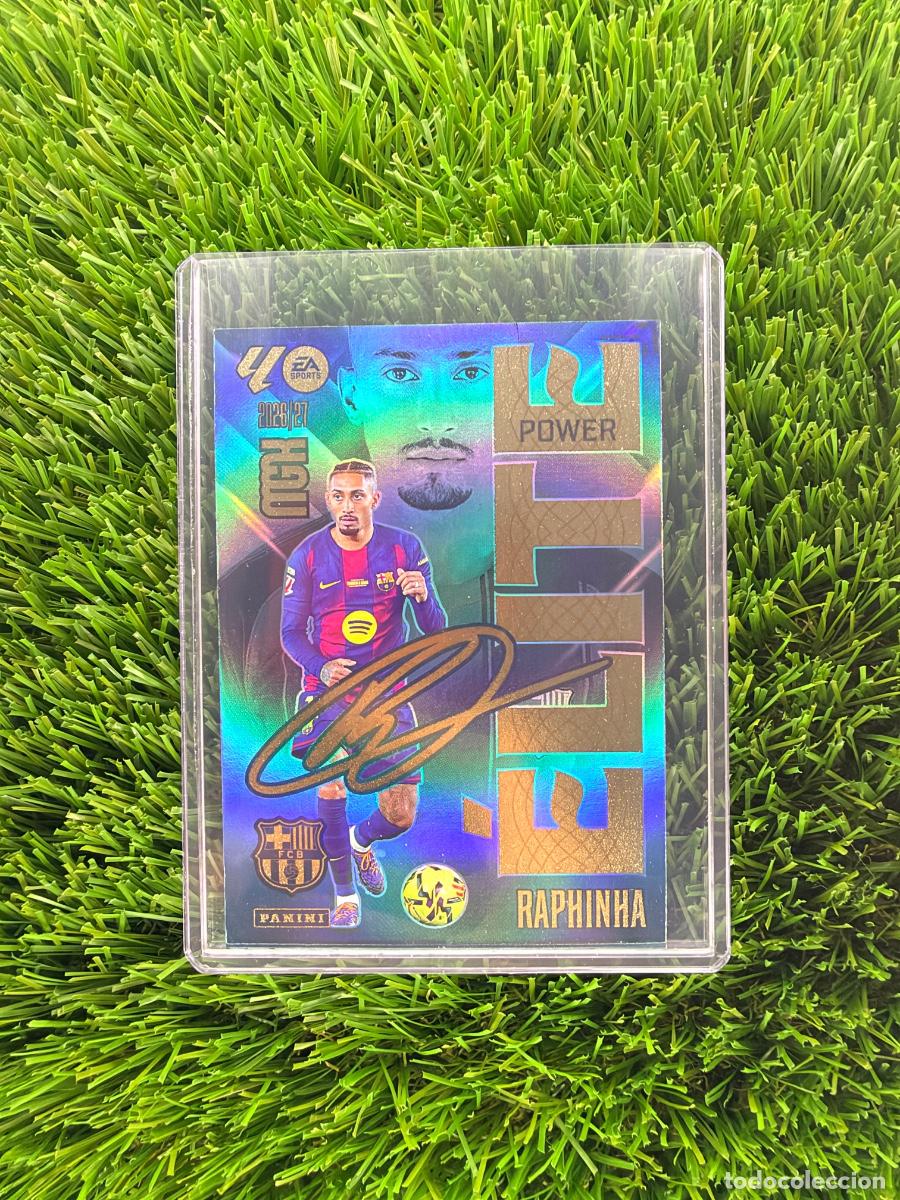 Cromos de f&uacute;tbol: N&ordm; 16P Raphinha &Eacute;lite Power FC Barcelona Megacracks 26 27