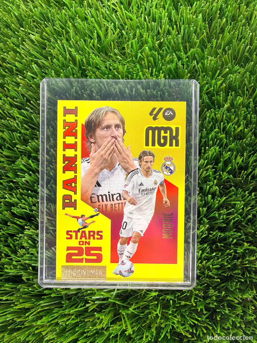 Cromos de f&uacute;tbol: N&ordm; 445 Modric Stars on 25 Real Madrid CF Megacracks 26 27