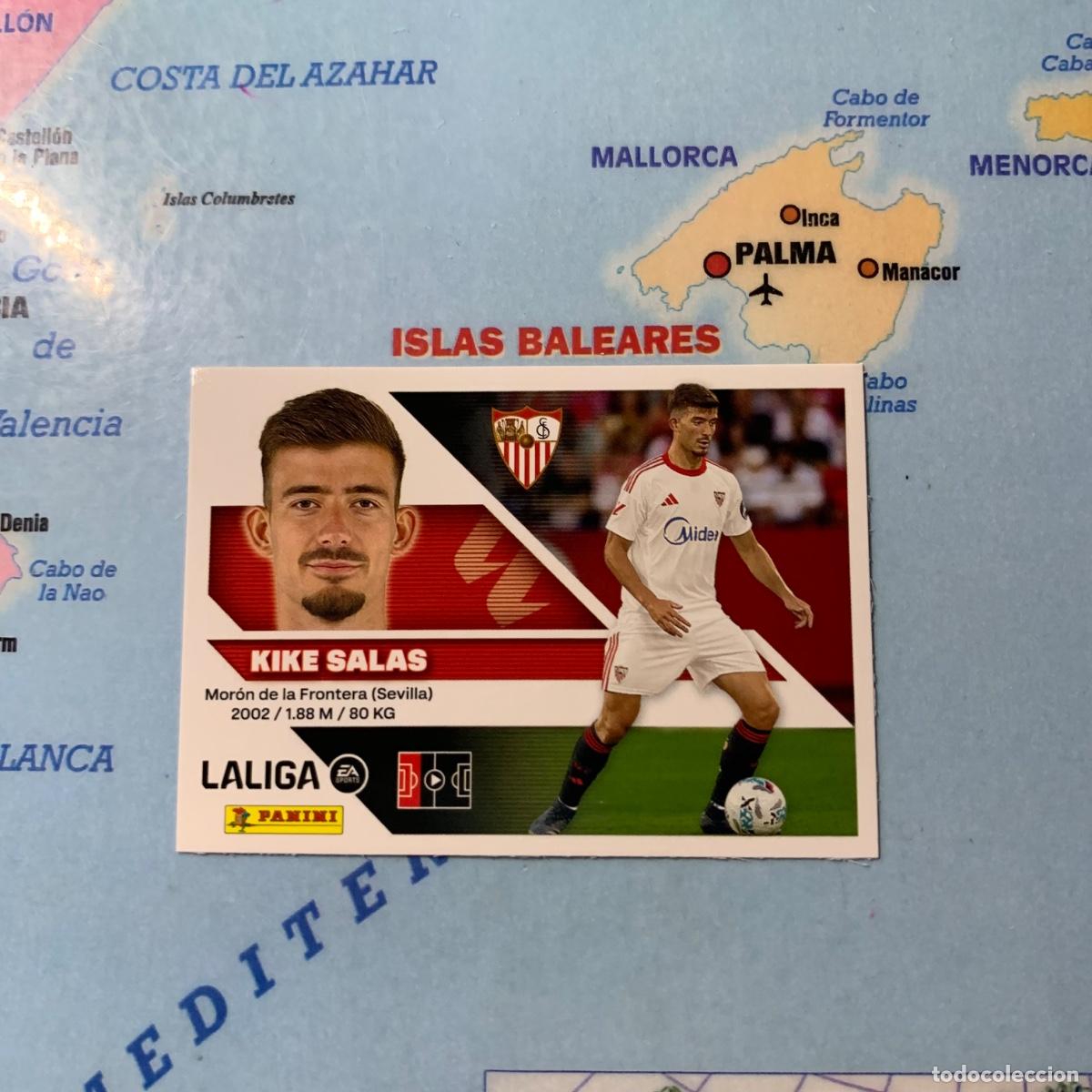 Cartes &agrave; collectionner de Football: Kike salas n&uacute;mero 7 del Sevilla cromo liga este 26-27 2026-2027