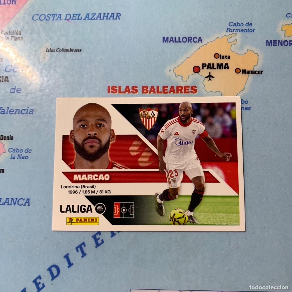 Cartes &agrave; collectionner de Football: Marcao n&uacute;mero 9B del Sevilla cromo liga este 26-27 2026-2027