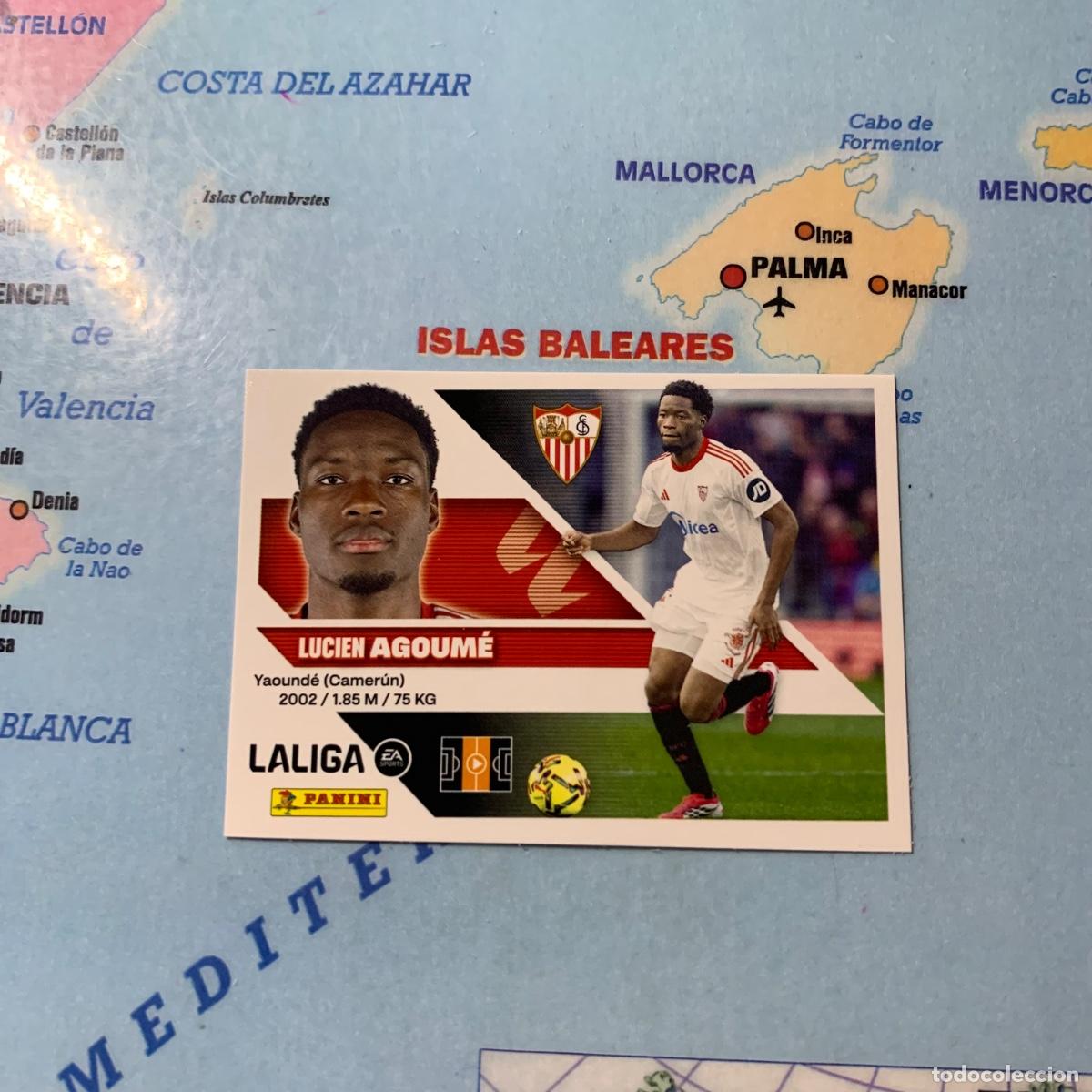 Cartes &agrave; collectionner de Football: Agoume n&uacute;mero 12 del Sevilla cromo liga este 26-27 2026-2027