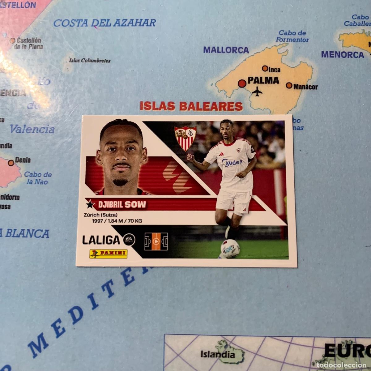 Cartes &agrave; collectionner de Football: Sow n&uacute;mero 14 del Sevilla cromo liga este 26-27 2026-2027