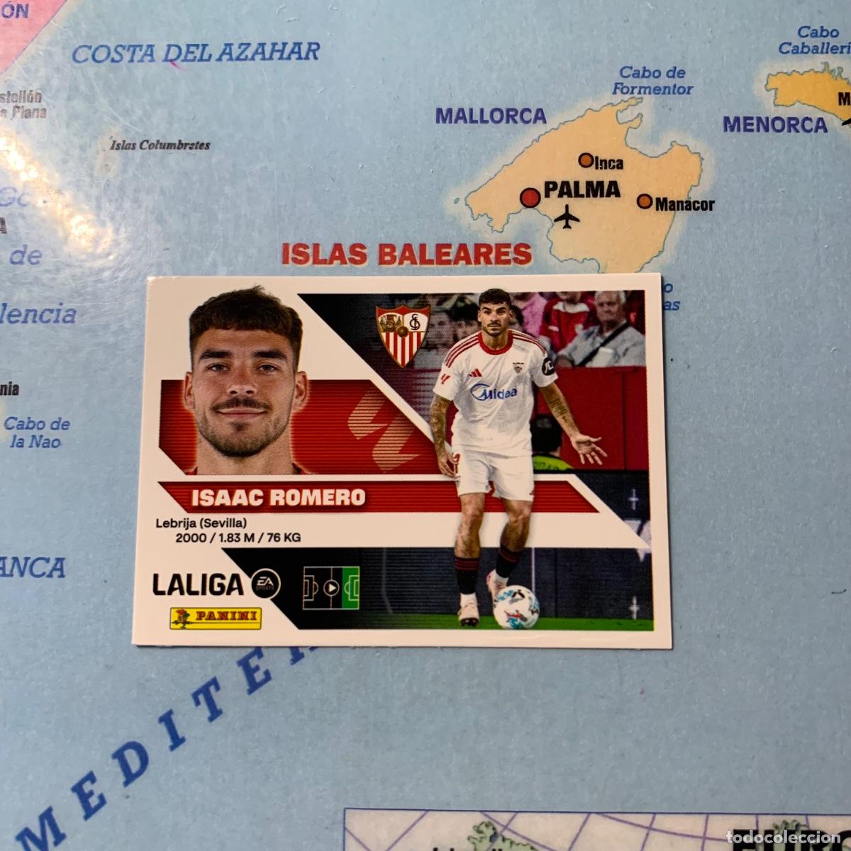 Cartes &agrave; collectionner de Football: Isaac Romero n&uacute;mero 20 del Sevilla cromo liga este 26-27 2026-2027