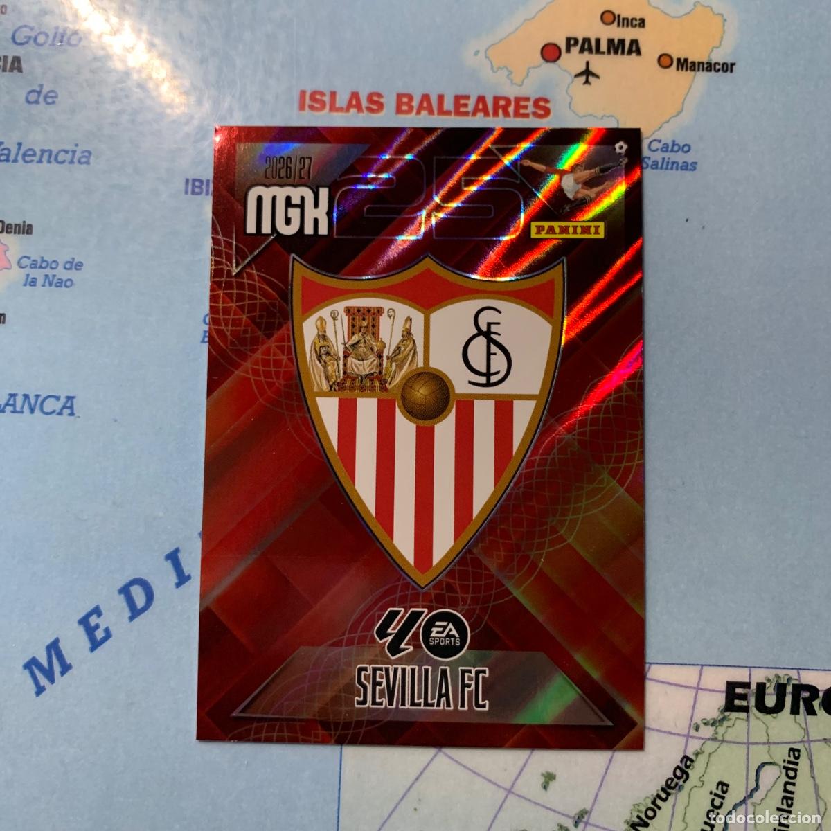 Figurine di Calcio: Escudo del Sevilla n&uacute;mero 325 megacracks 26-27 2026-2027