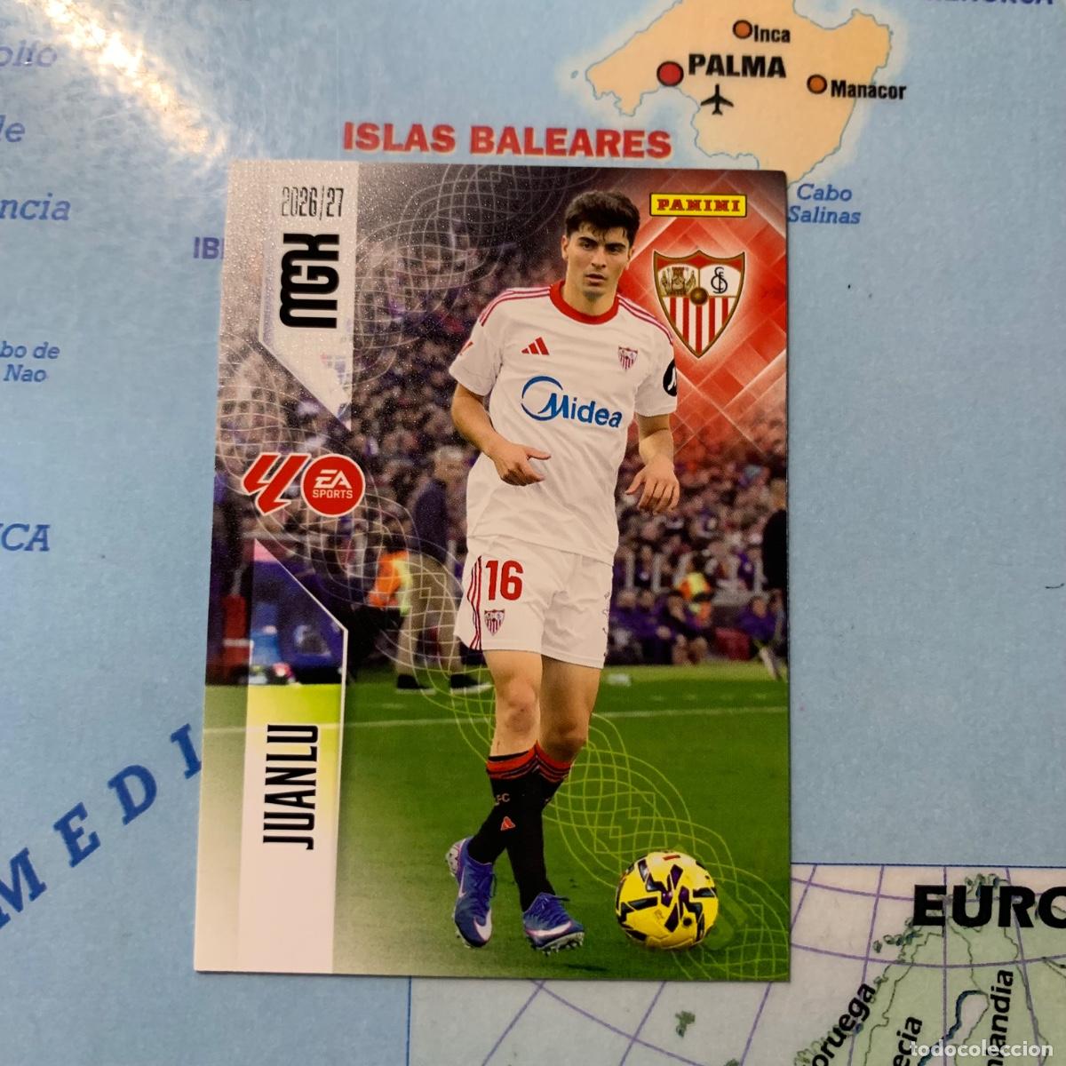 Figurine di Calcio: Juanlu n&uacute;mero 329 del Sevilla megacracks 26-27 2026-2027