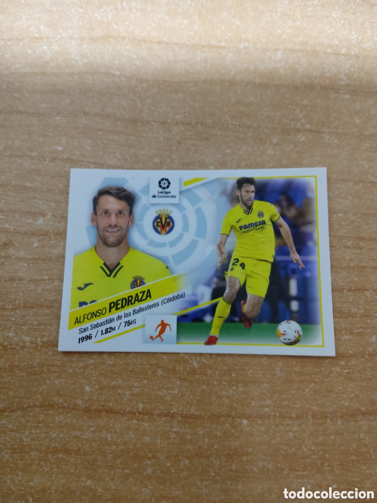 Cromos de f&uacute;tbol: 14 A ALFONSO PEDRAZA VILLARREAL LIGA ESTE 2022 2023