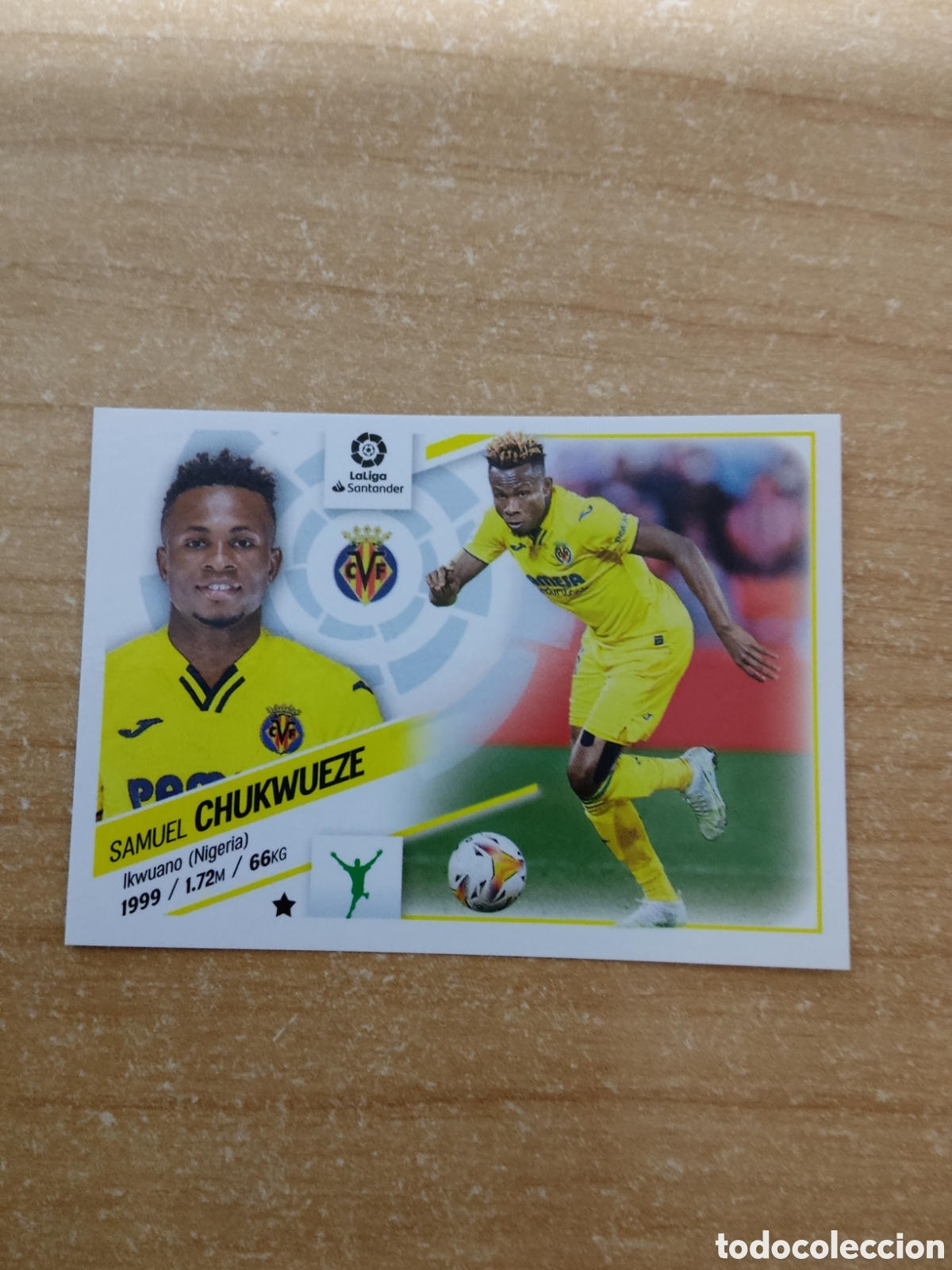 Football Stickers: 18 CHUKWUEZE VILLARREAL LIGA ESTE 2022 2023