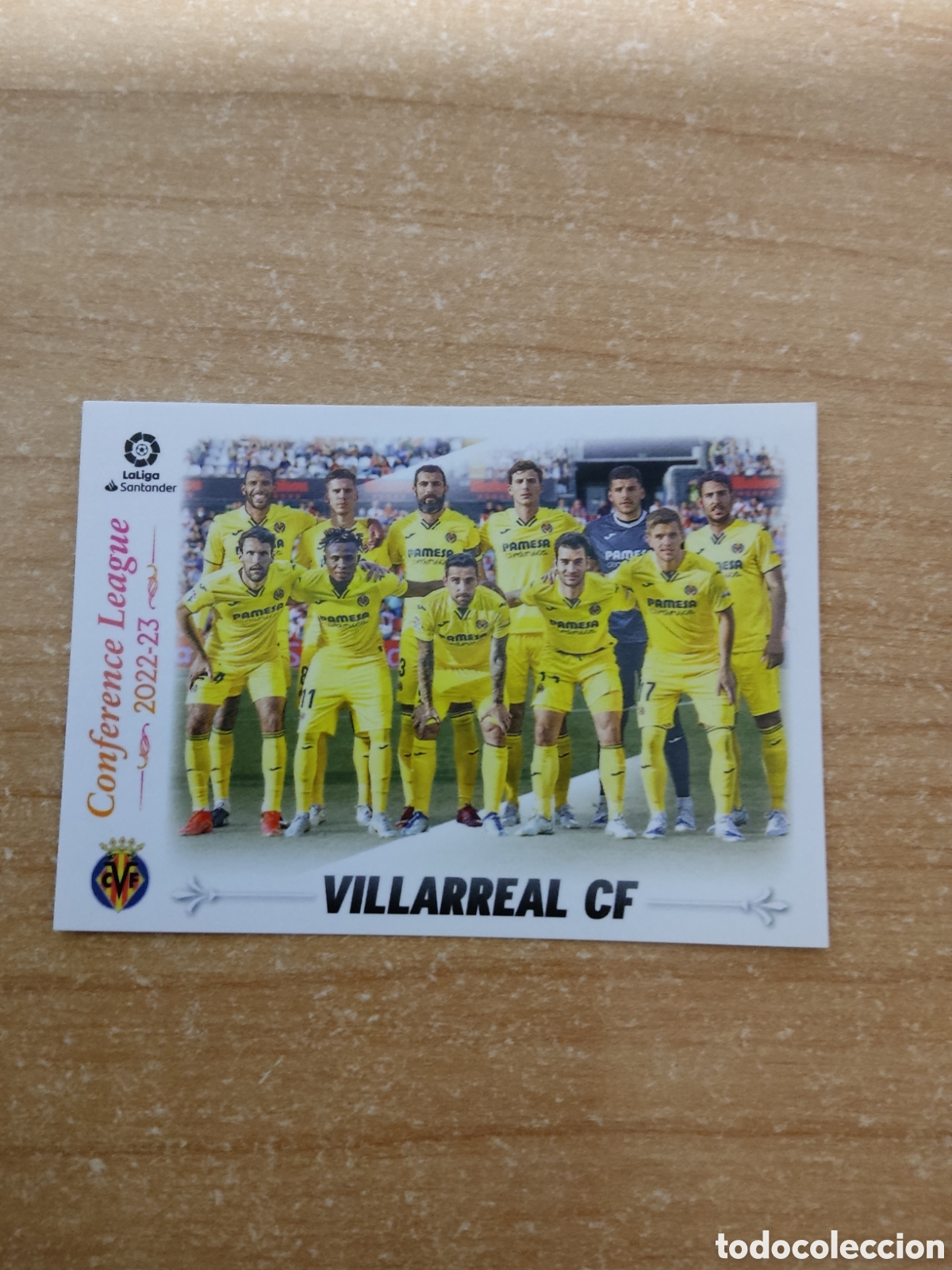 Football Stickers: 7 PLANTILLA VILLARREAL CUADRO DE HONOR LIGA ESTE 2022 2023