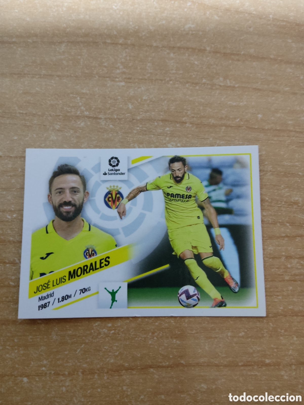 Cromos de f&uacute;tbol: 4 JOSE LUIS MORALES ULTIMO FICHAJE VILLARREAL LIGA ESTE 2022 2023