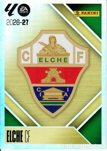 Cromos de f&uacute;tbol: CROMO PANINI LIGA 26 27 - N&ordm; 1 - ESCUDO - ELCHE