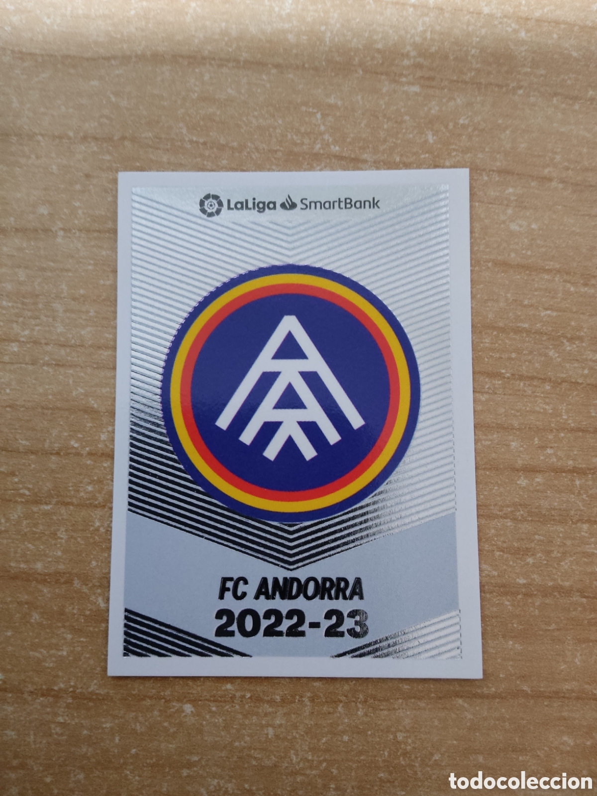 Cromos de f&uacute;tbol: 3 FC ANDORRA ESCUDO LIGA ESTE 2022 2023