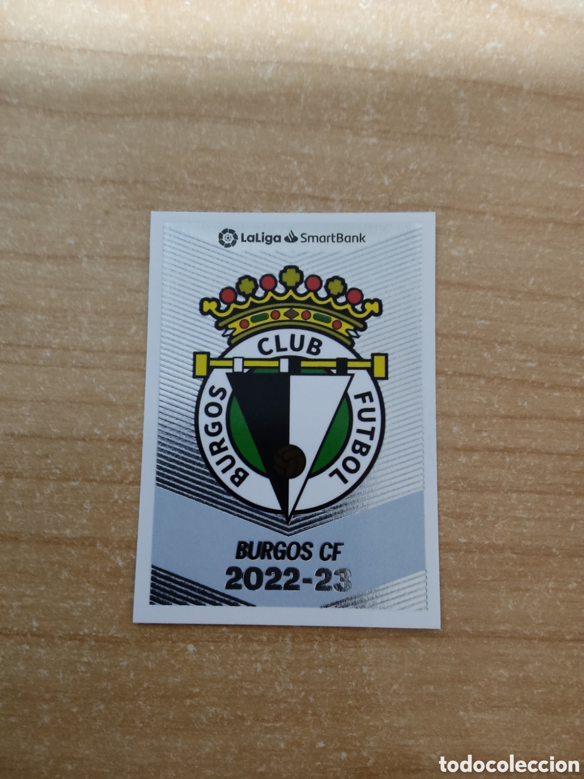 Cromos de f&uacute;tbol: 4 ESCUDO BURGOS LIGA ESTE 2022 2023