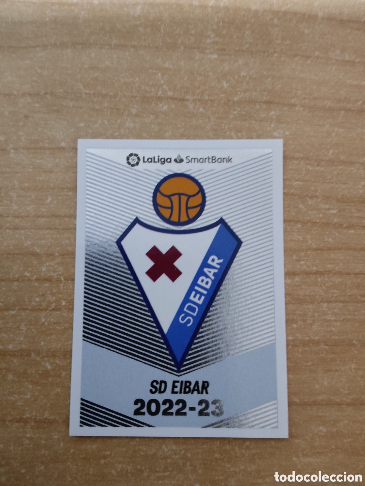 Cromos de f&uacute;tbol: 6 ESCUDO EIBAR LIGA ESTE 2022 2023