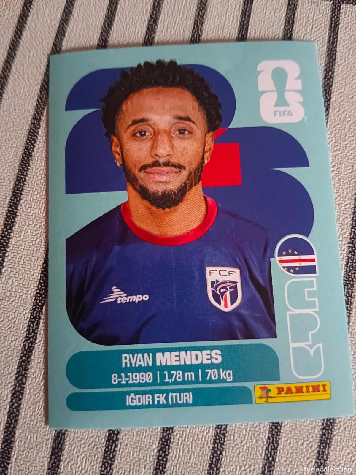 Cromos de f&uacute;tbol: MUNDIAL 2026 ESTADOS UNIDOS USA MEXICO MEJICO CANADA CPV 17 CPV17 RYAN MENDES CABO VERDE FIFA