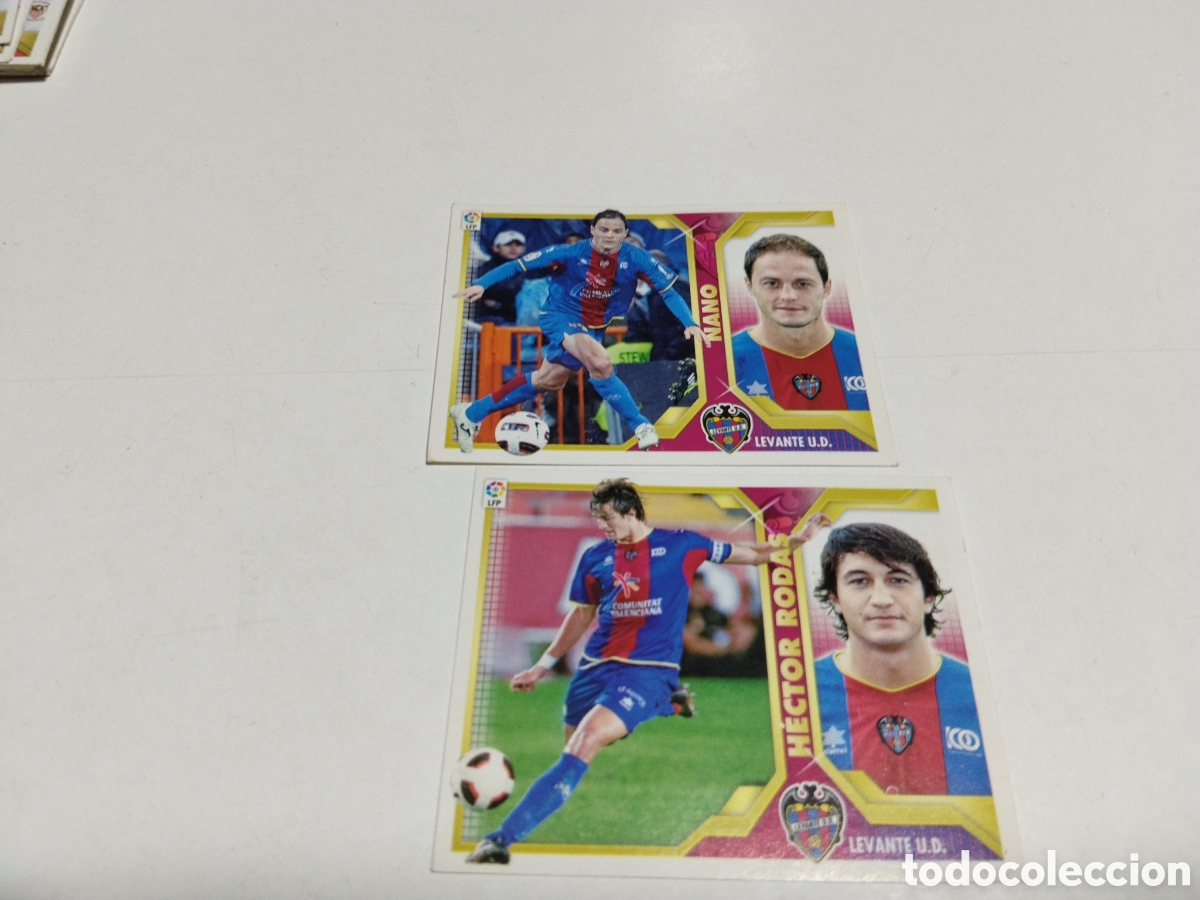 Fu&szlig;ball-Sticker: 2 Cromos Levante U.D 2011-2012
