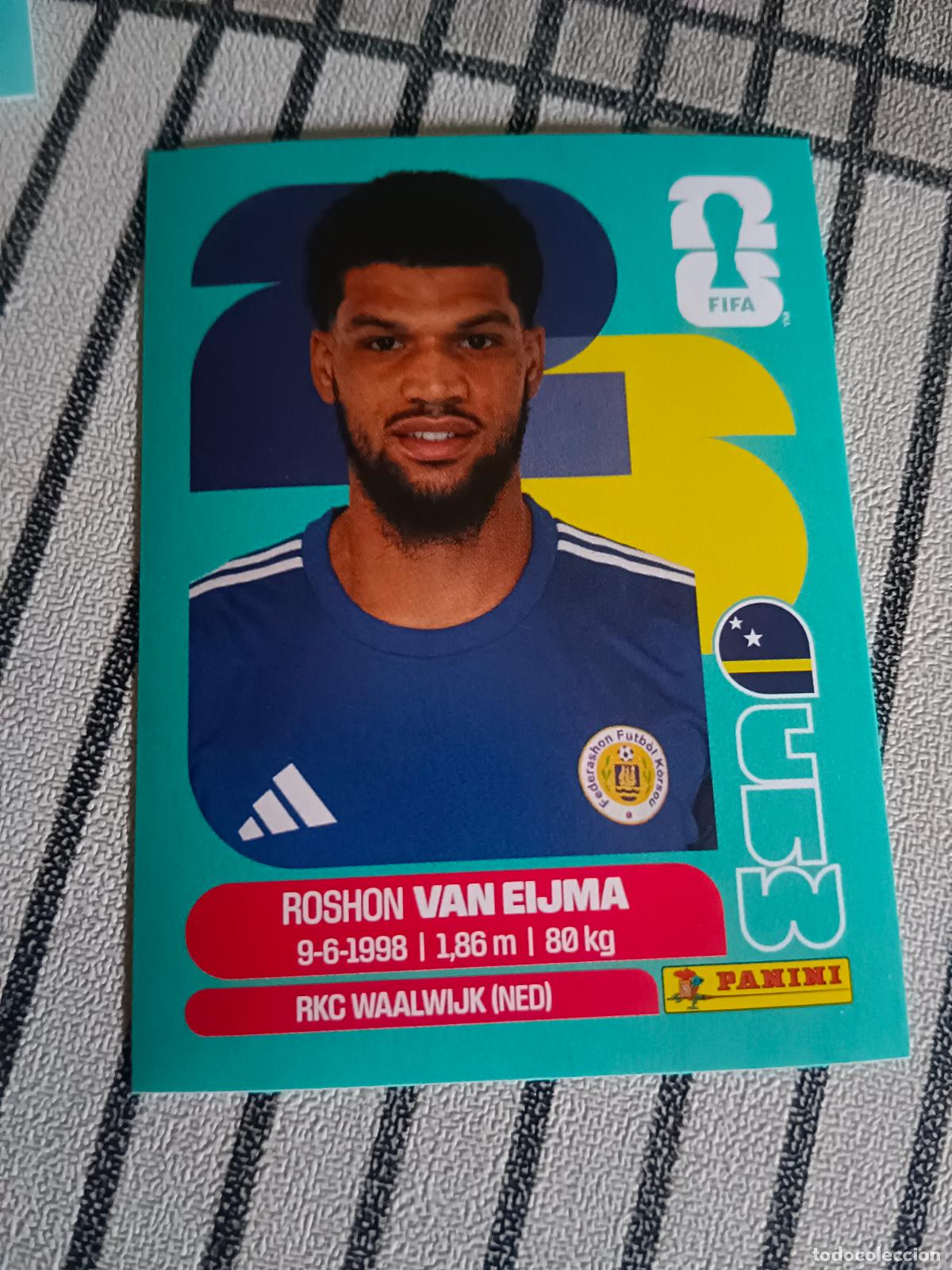 Fu&szlig;ball-Sticker: MUNDIAL 2026 ESTADOS UNIDOS USA MEXICO MEJICO CANADA CUW 7 CUW7 JOSHON VAN EIJMA CURAZAO FIFA