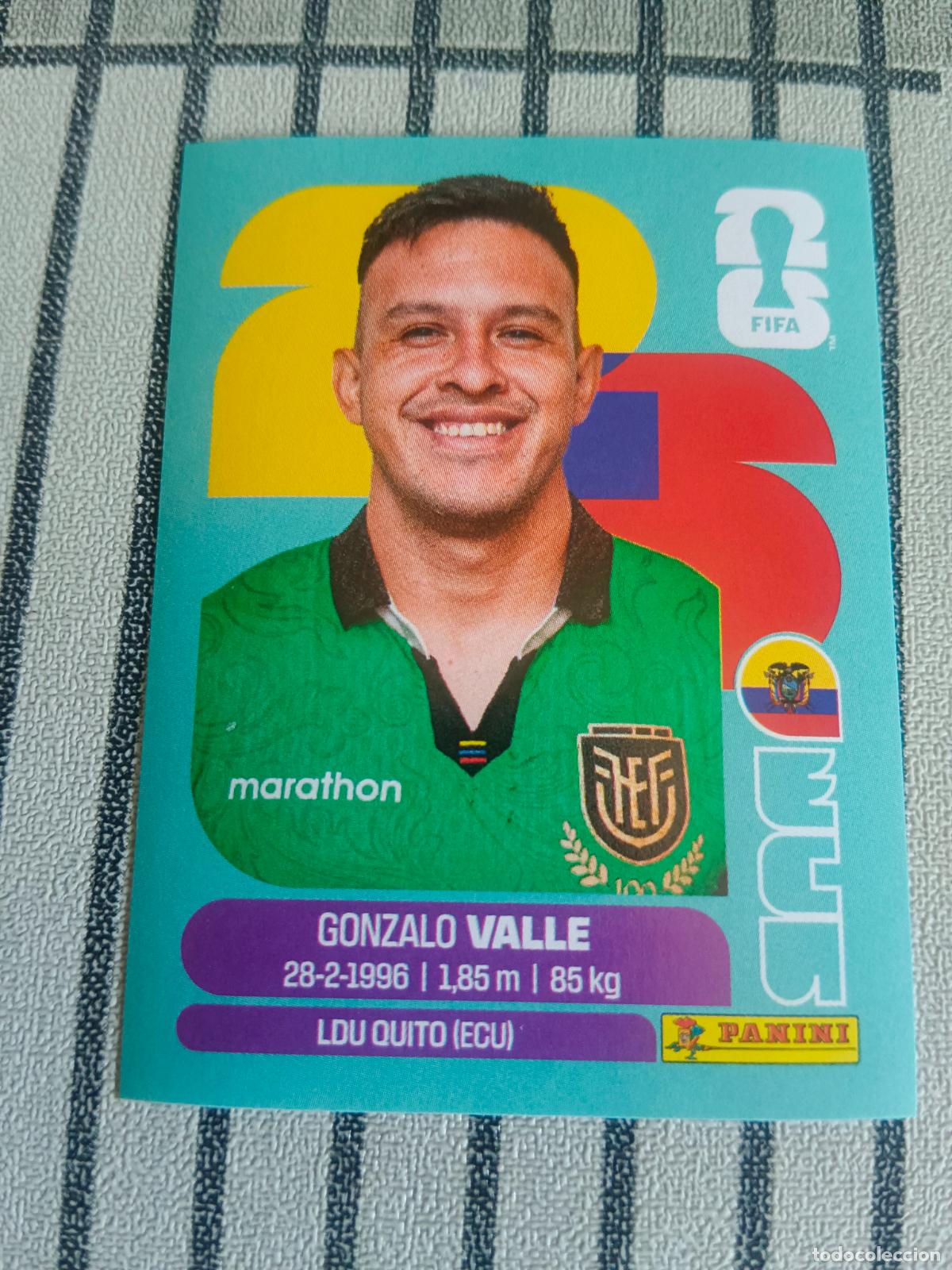 Fu&szlig;ball-Sticker: MUNDIAL 2026 ESTADOS UNIDOS USA MEXICO MEJICO CANADA ECU 3 ECU3 GONZALO VALLE ECUADOR FIFA