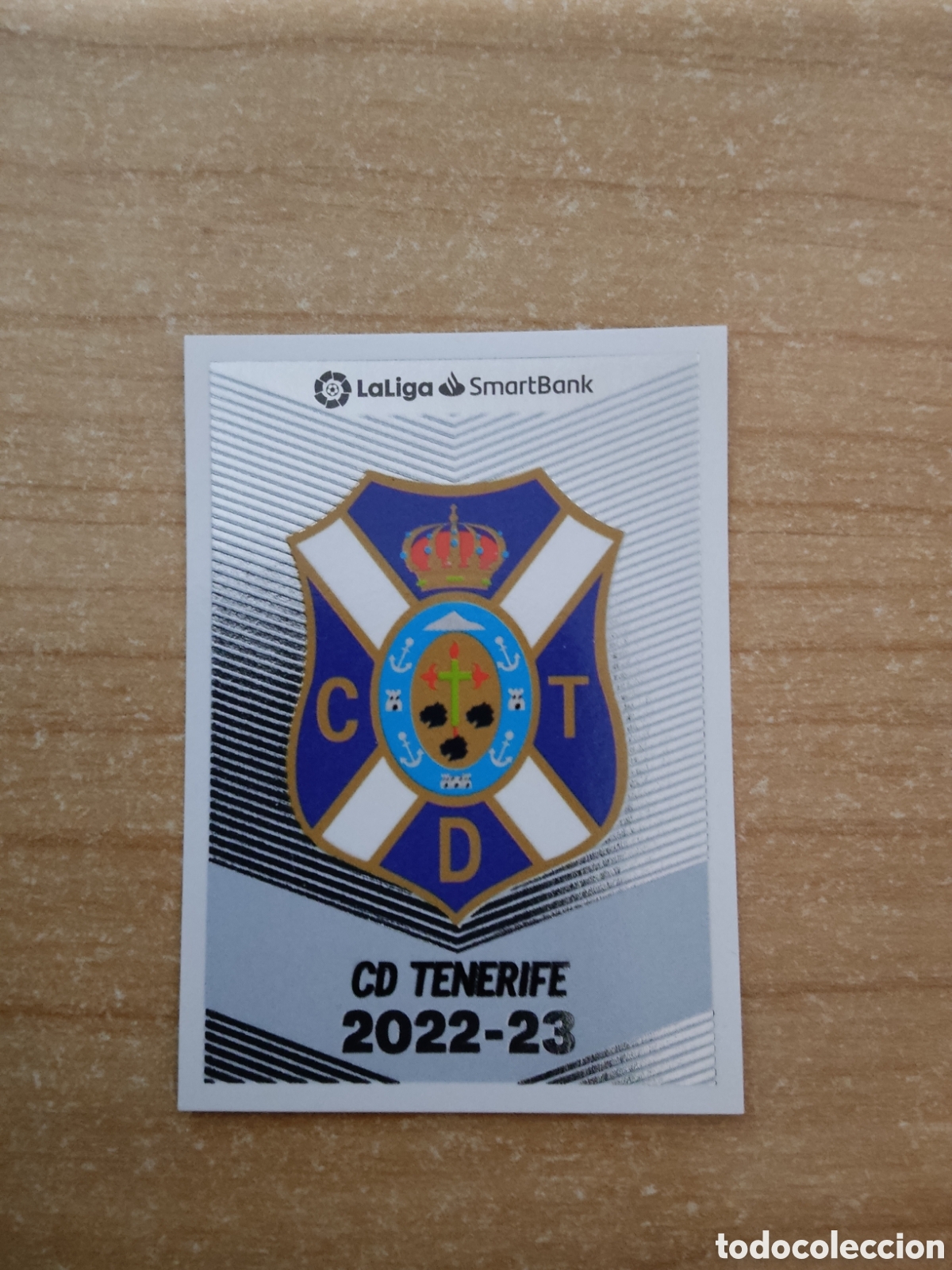 Cromos de f&uacute;tbol: 20 ESCUDO CD TENERIFE LIGA ESTE 2022 2023