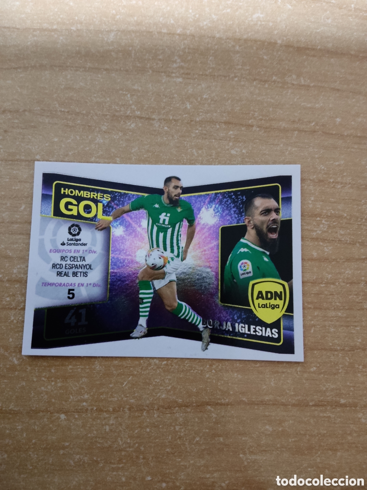 Cromos de f&uacute;tbol: 4 BORJA IGLESIAS REAL BETIS HOMBRES GOL LIGA ESTE 2022 2023