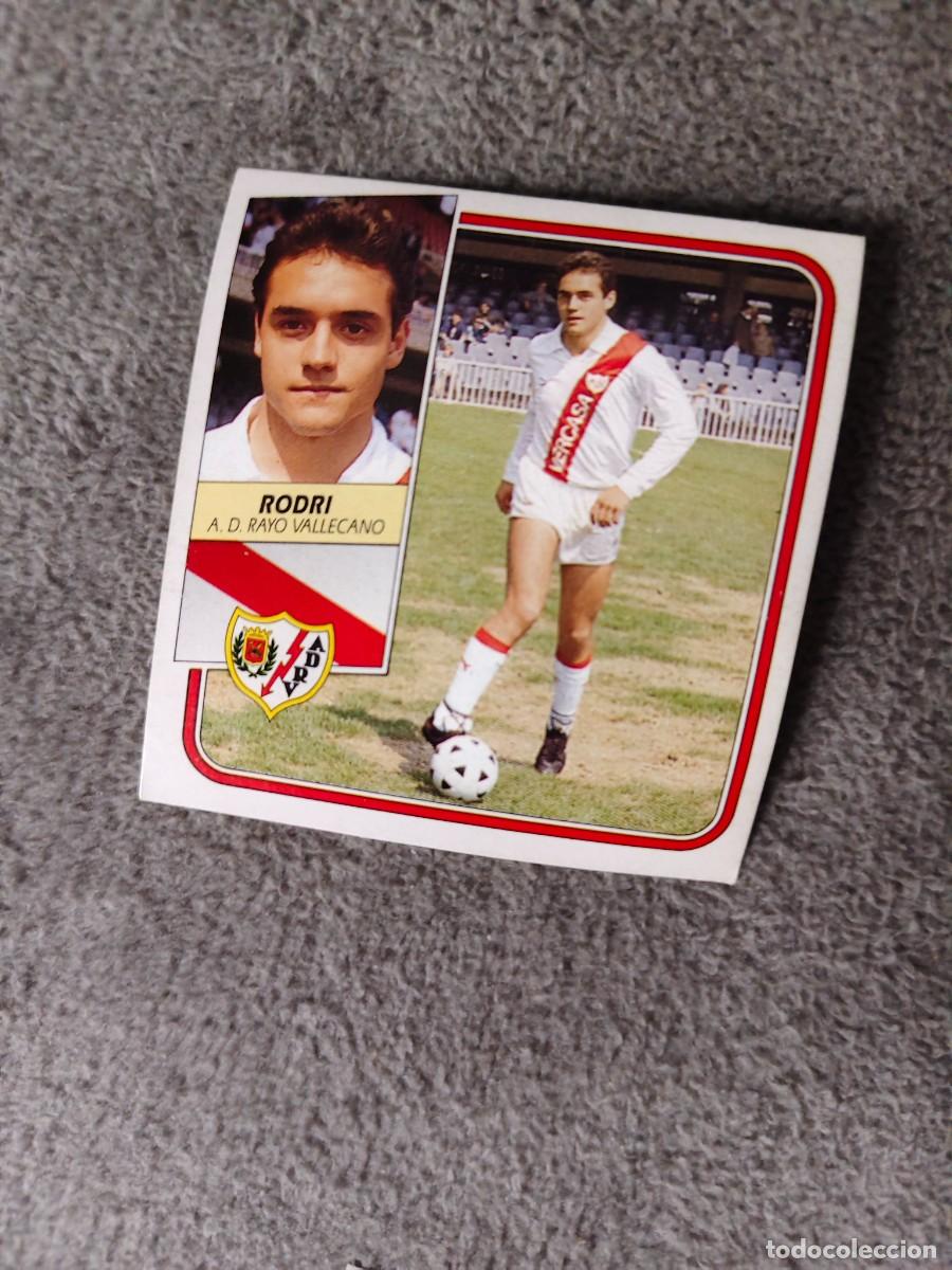 Cromos de f&uacute;tbol: EDICIONES ESTE 89 90 RODRI A.D. RAYO VALLECANO 1989 1990 DESPEGADO RECUPERADO ALBUM AAQ