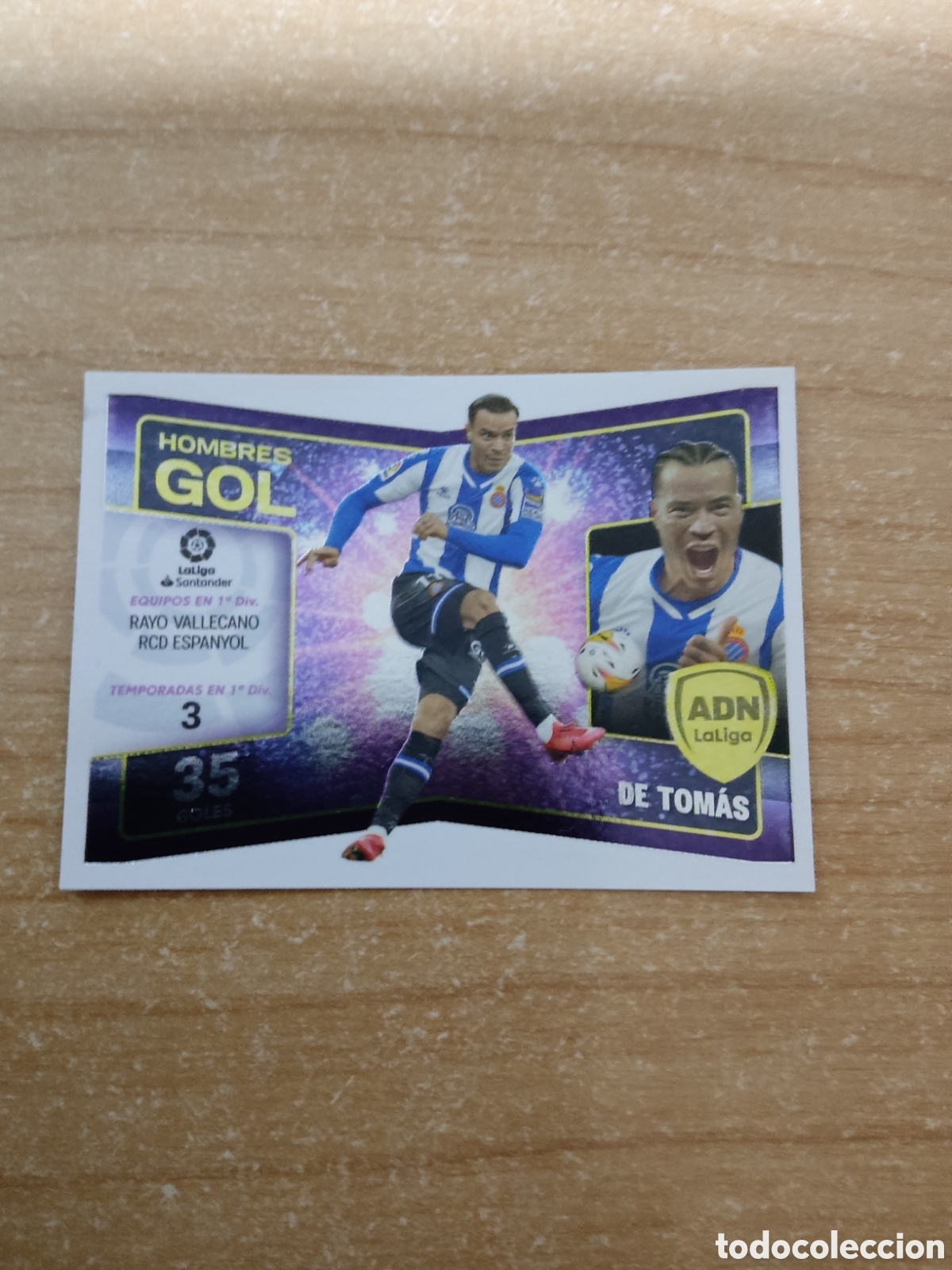 Cromos de f&uacute;tbol: 8 RAUL DE TOMAS ESPANYOL HOMBRES GOL LIGA ESTE 2022 2023