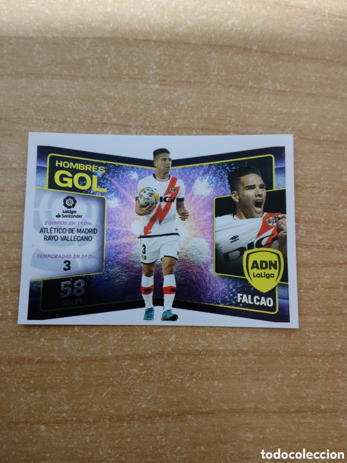 Cromos de f&uacute;tbol: 10 FALCAO RAYO VALLECANO HOMBRES GOL LIGA ESTE 2022 2023