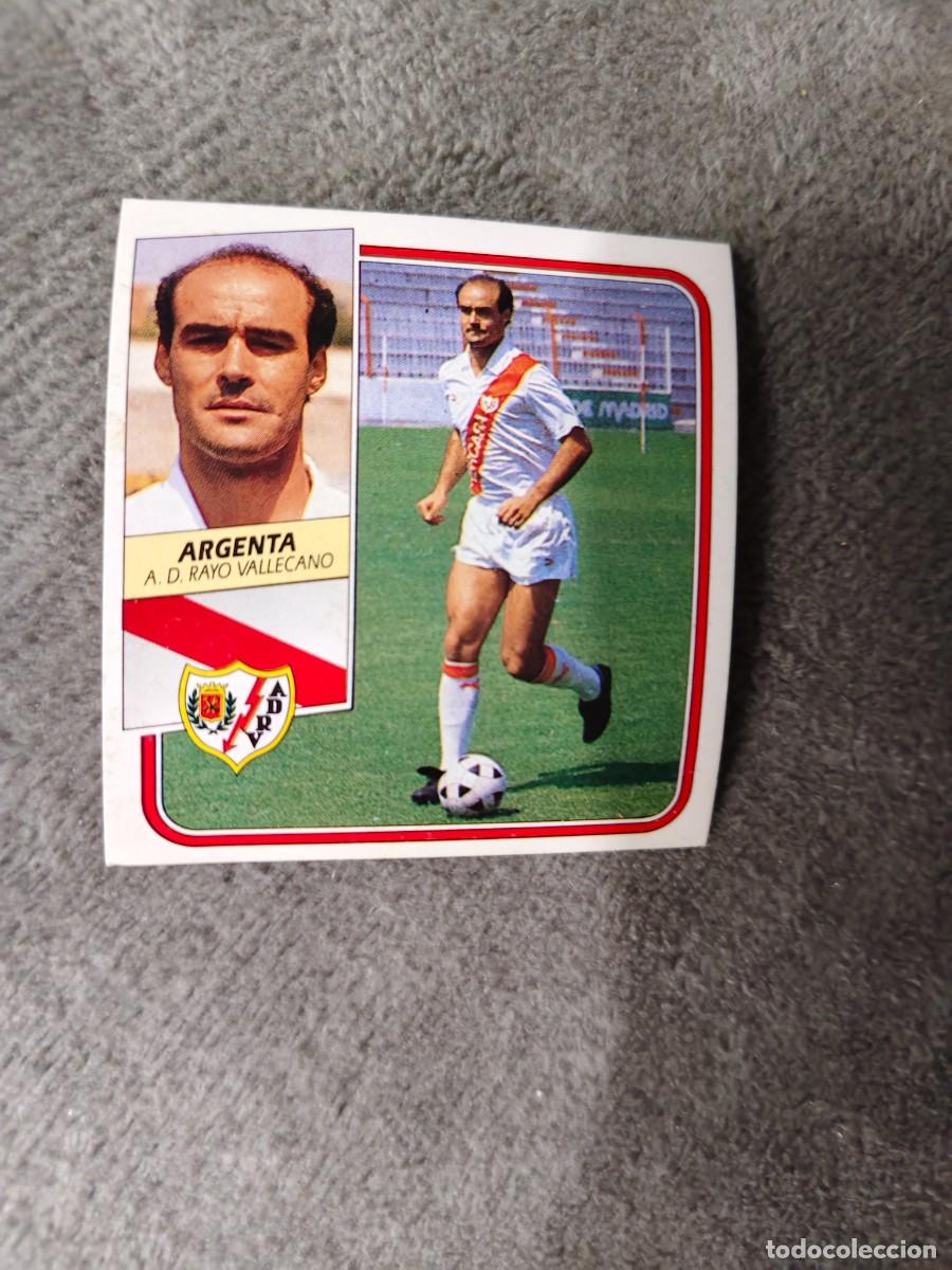 Cromos de f&uacute;tbol: EDICIONES ESTE 89 90 ARGENTA A.D. RAYO VALLECANO 1989 1990 DESPEGADO RECUPERADO ALBUM AAQ
