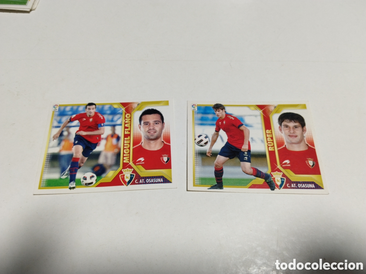 Cromos de f&uacute;tbol: 2 Cromos C. AT . OSASUNA 2011-2012